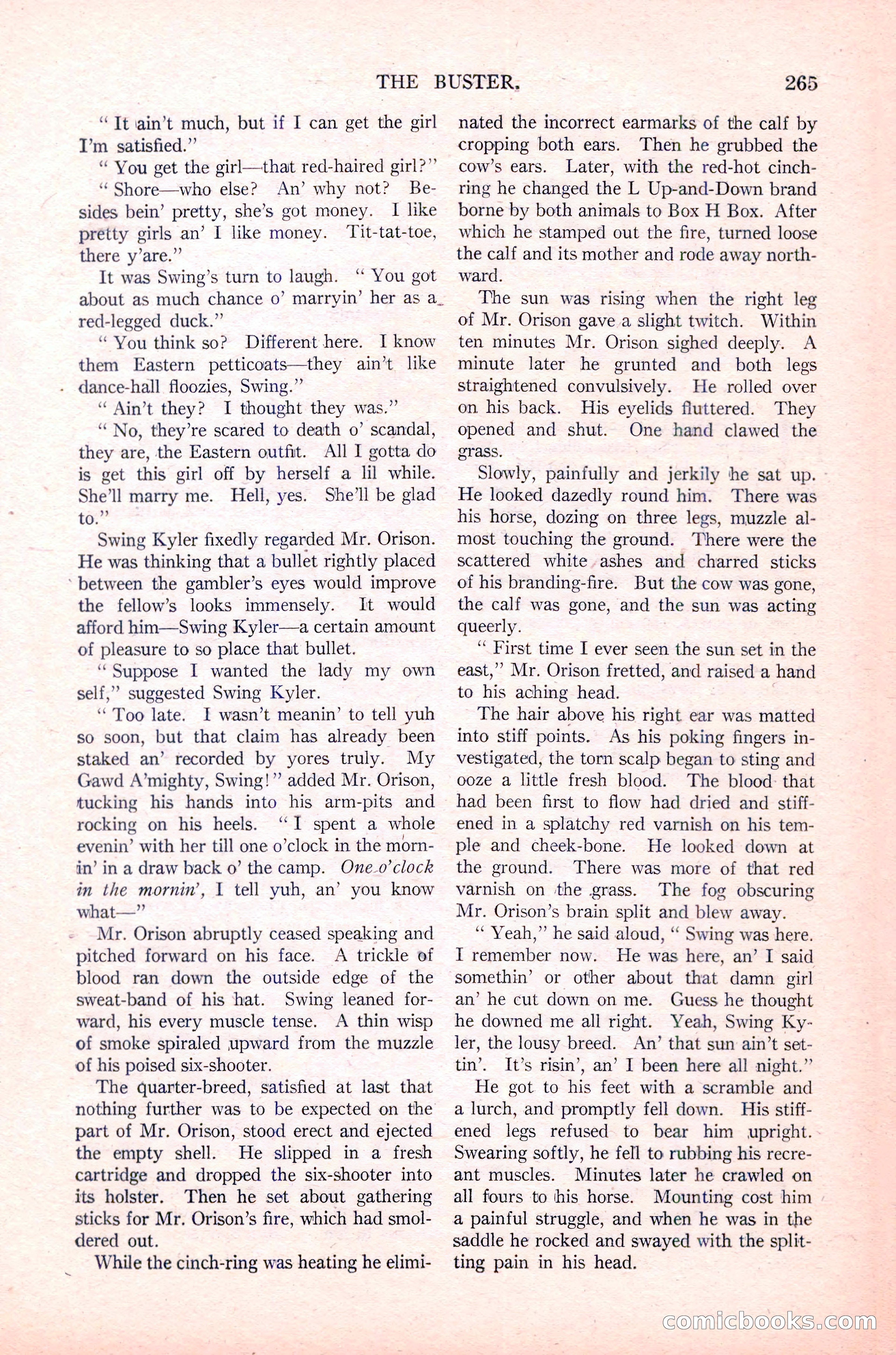 Argosy All-Story Weekly, January 29, 1923 — page 131 of 156