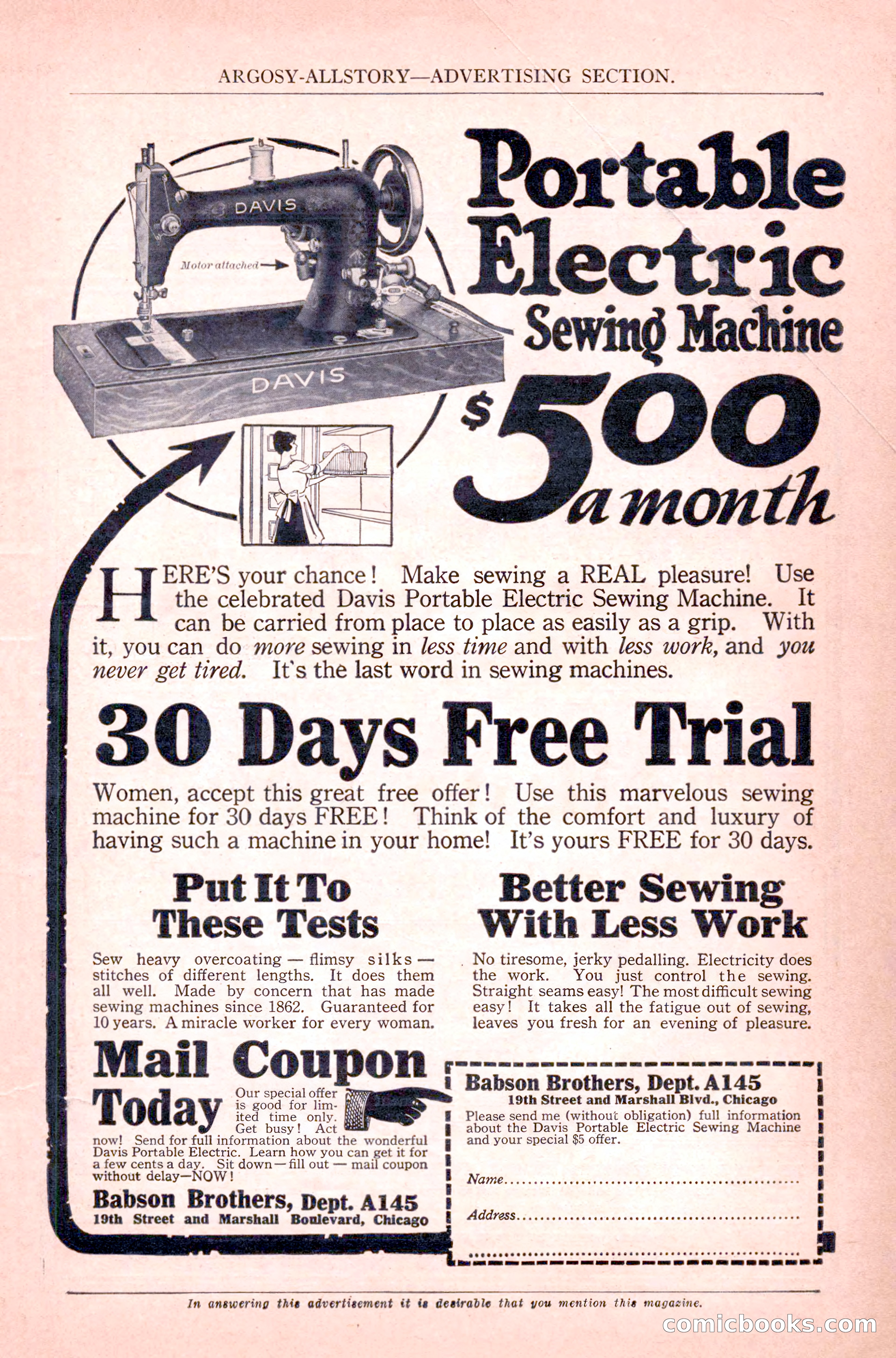 Argosy All-Story Weekly, June 11, 1921 — page 3 of 156