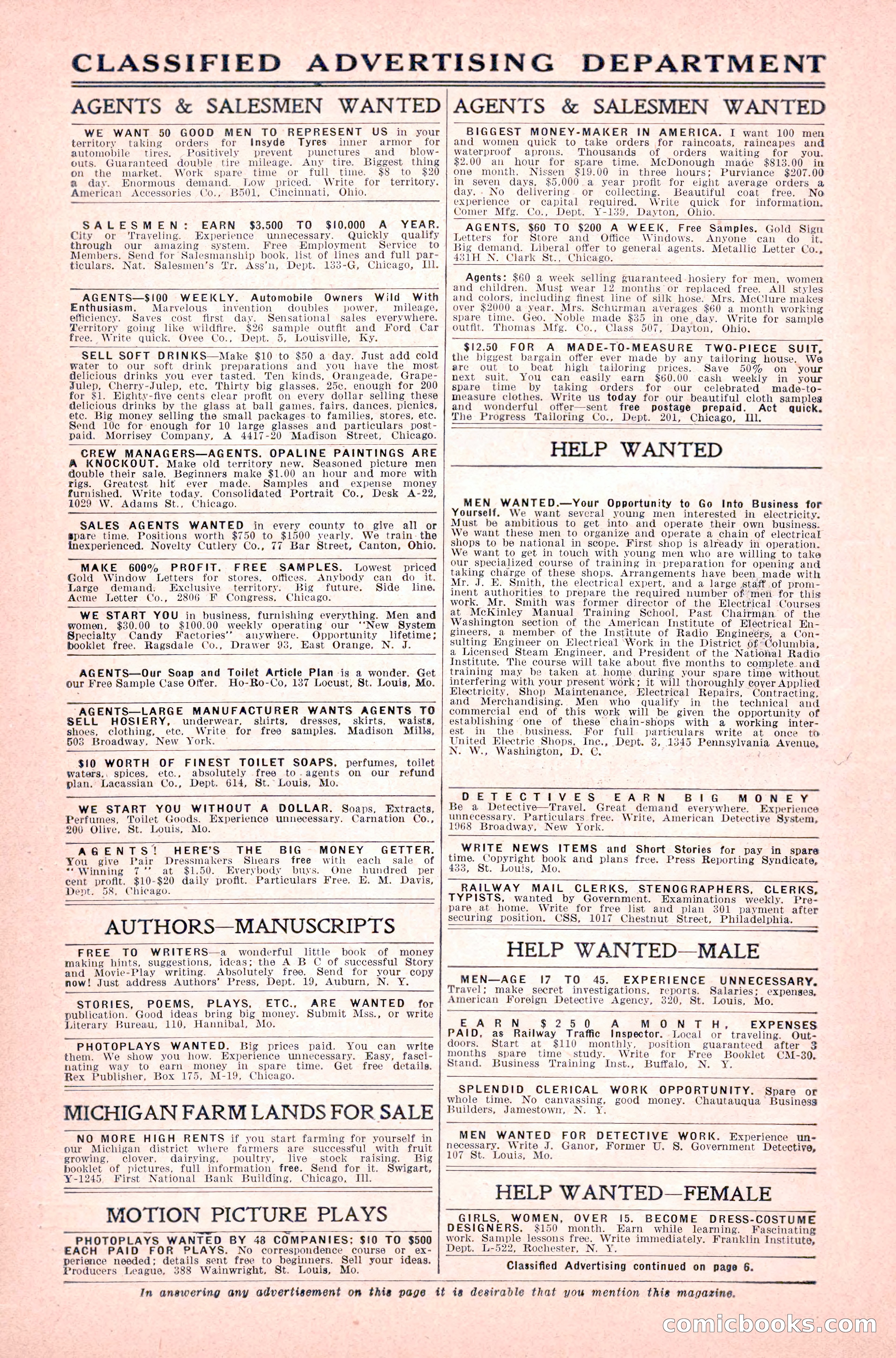 Argosy All-Story Weekly, June 11, 1921 — page 6 of 156