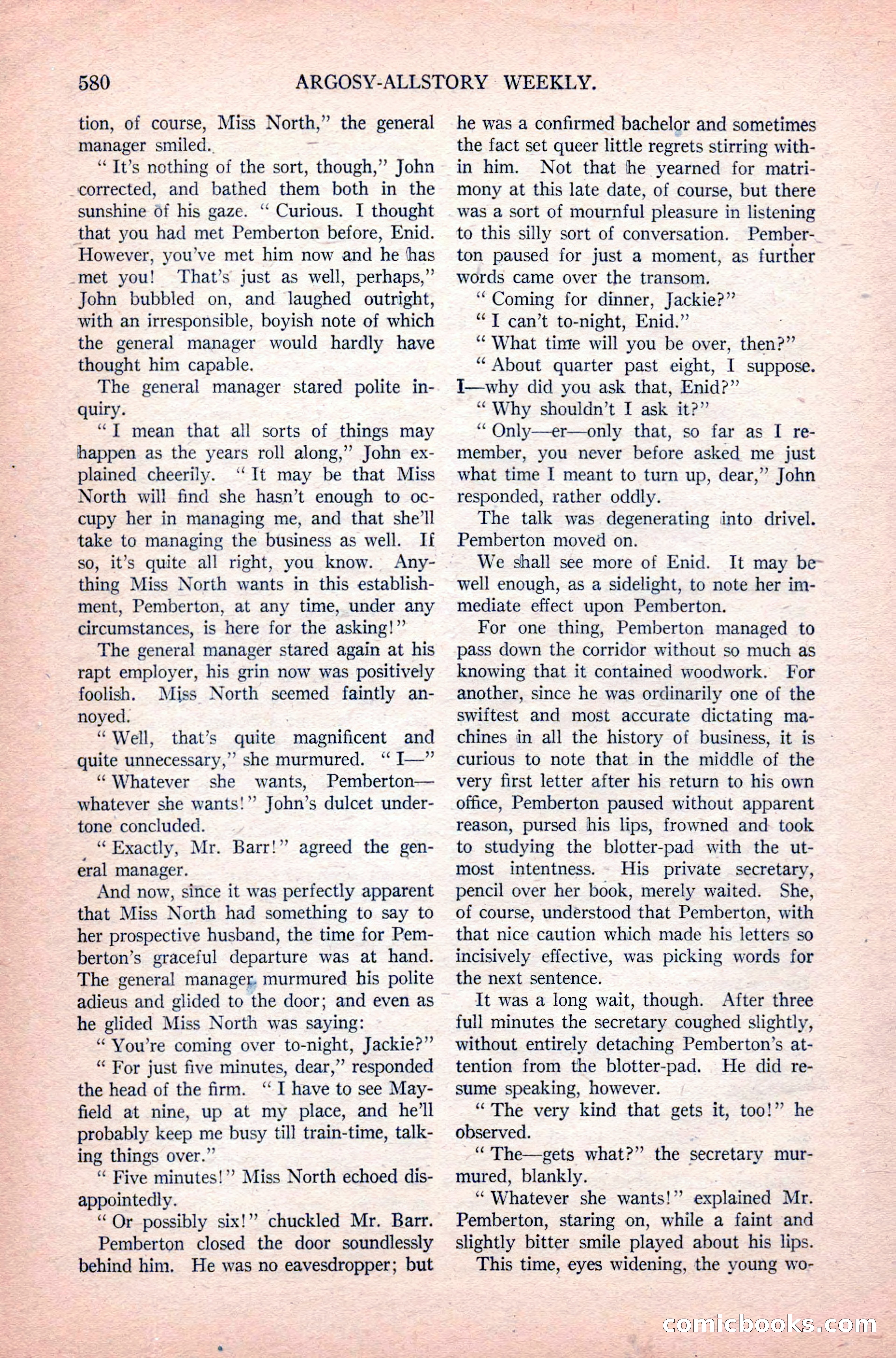 Argosy All-Story Weekly, June 11, 1921 — page 14 of 156