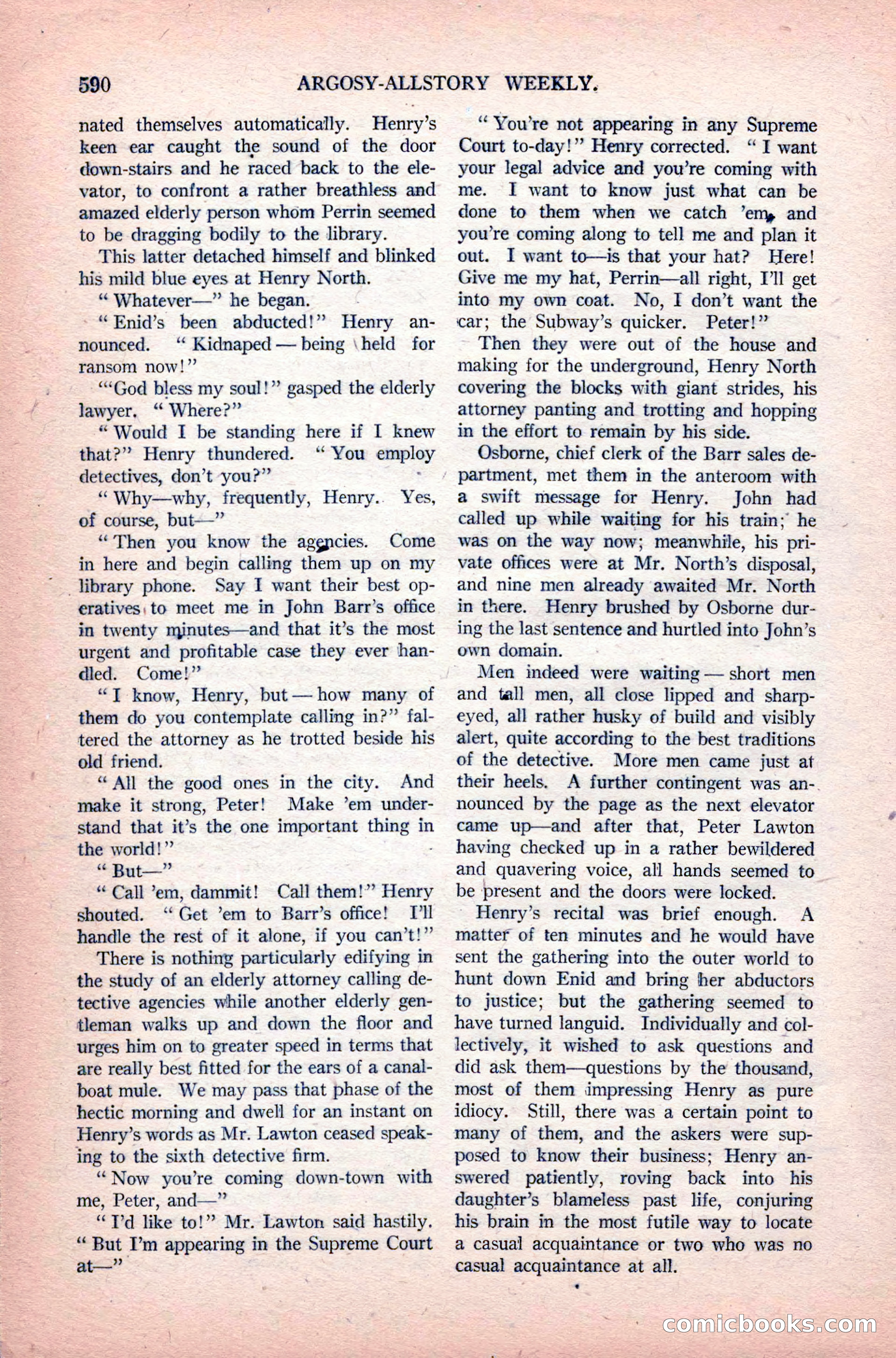 Argosy All-Story Weekly, June 11, 1921 — page 24 of 156