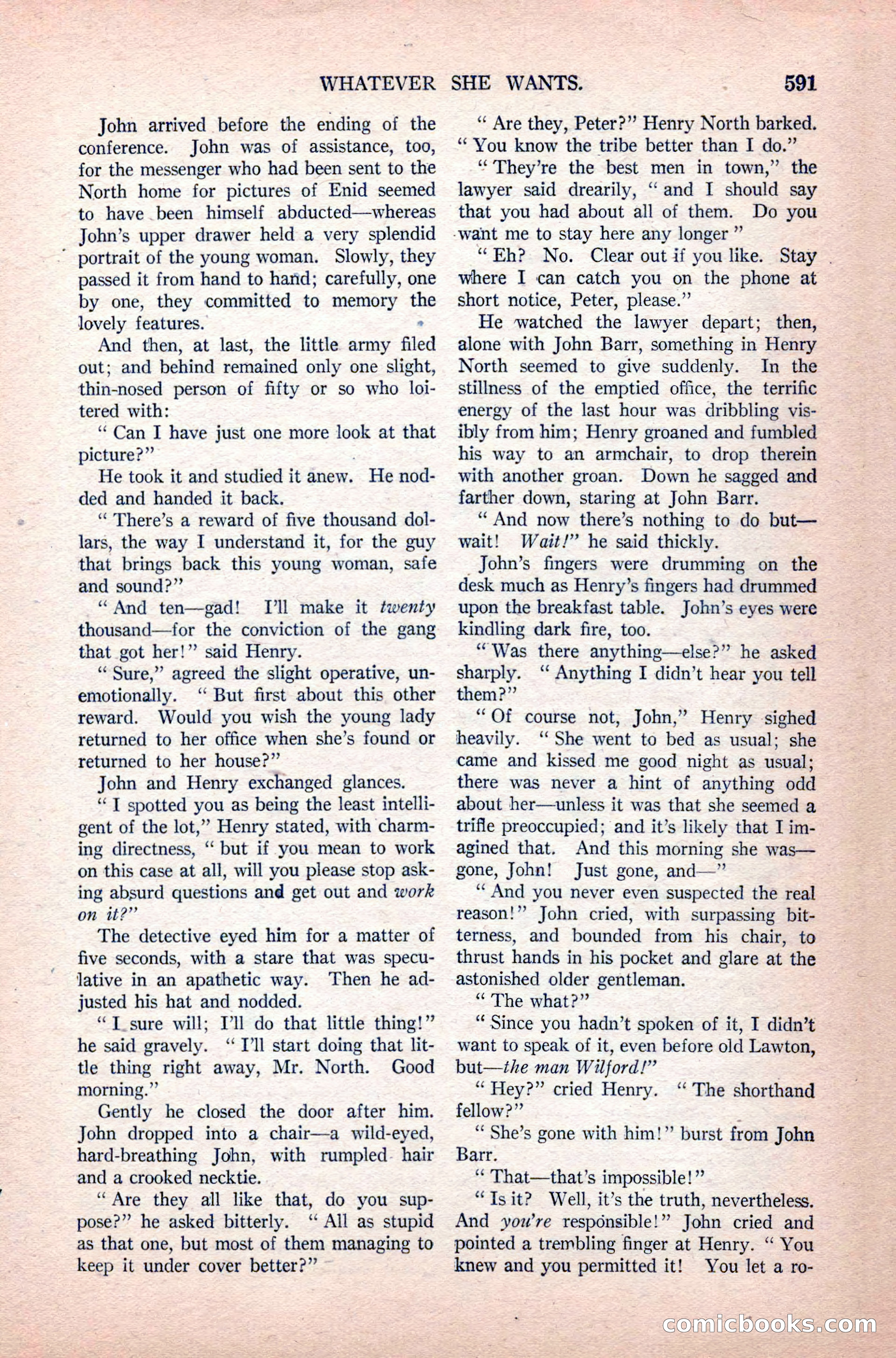 Argosy All-Story Weekly, June 11, 1921 — page 25 of 156