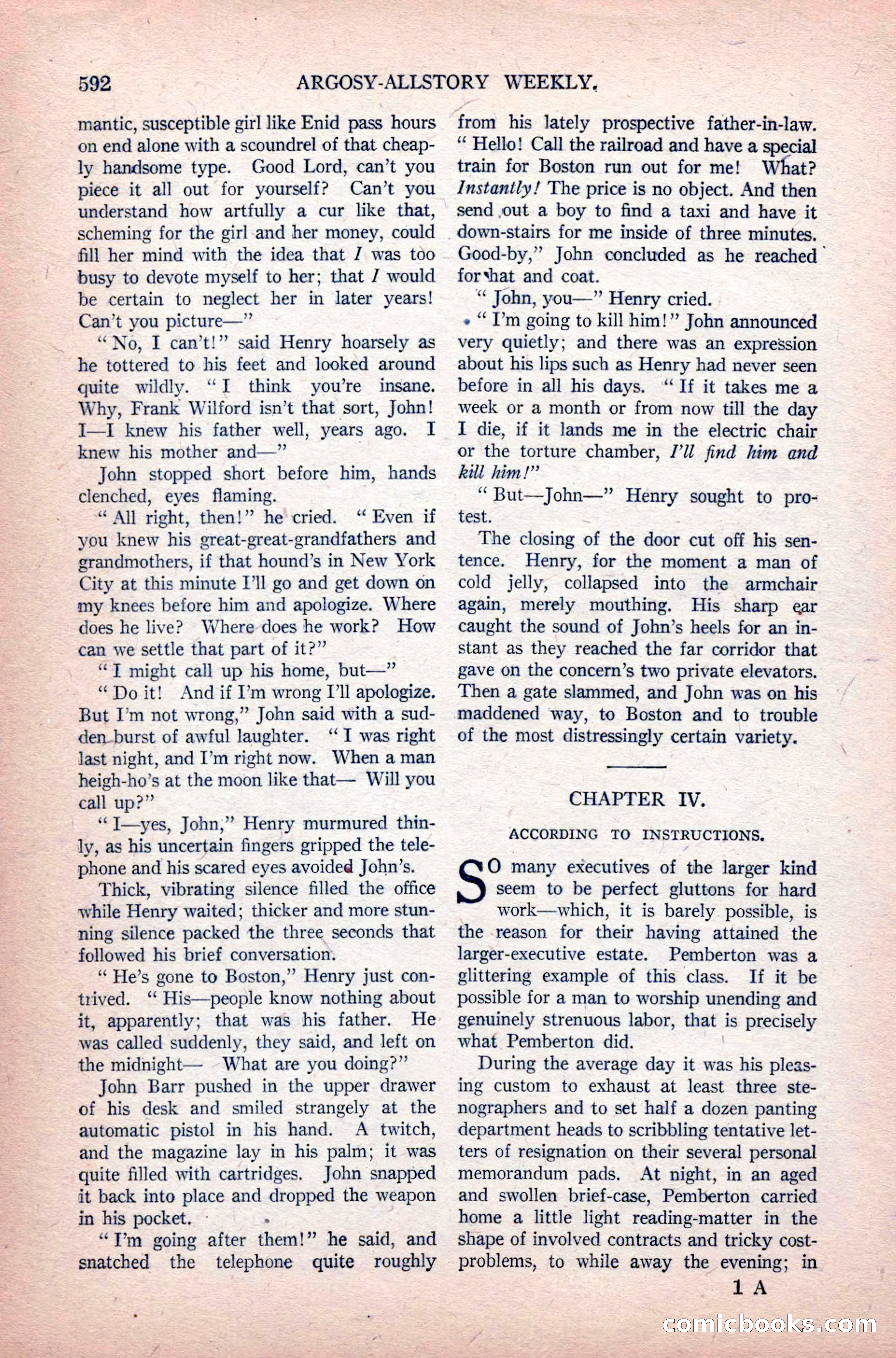 Argosy All-Story Weekly, June 11, 1921 — page 26 of 156