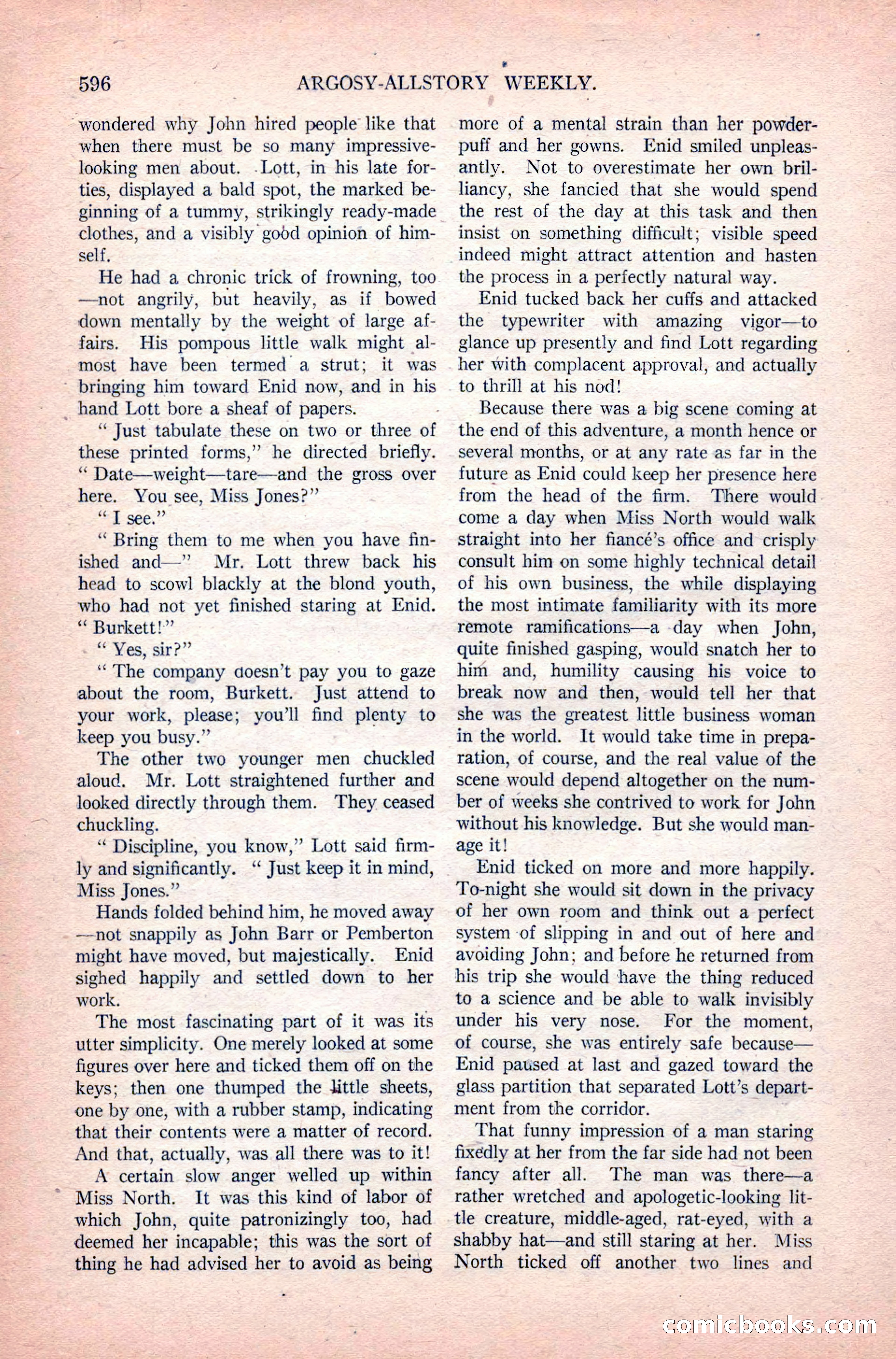 Argosy All-Story Weekly, June 11, 1921 — page 30 of 156