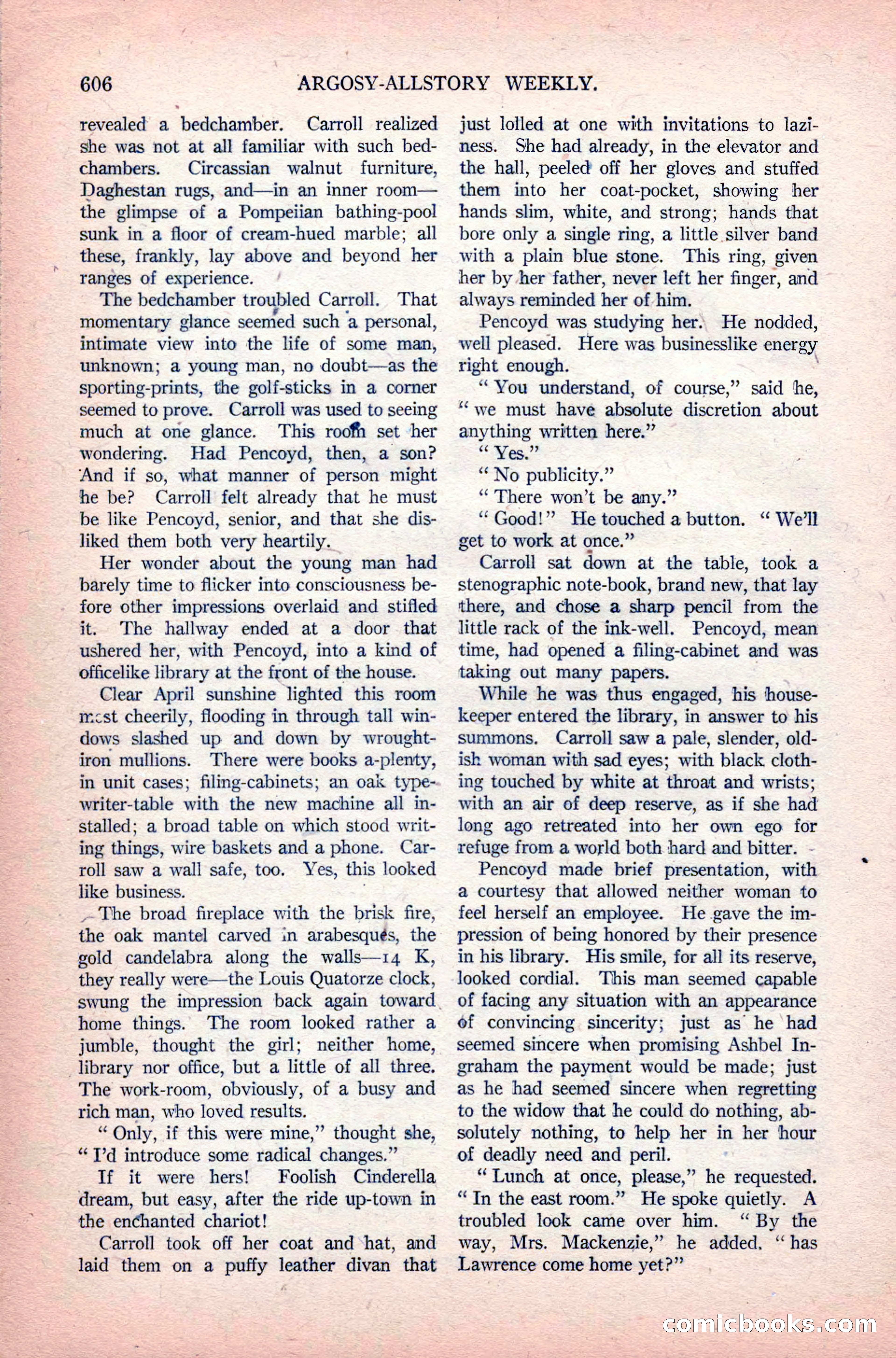Argosy All-Story Weekly, June 11, 1921 — page 40 of 156