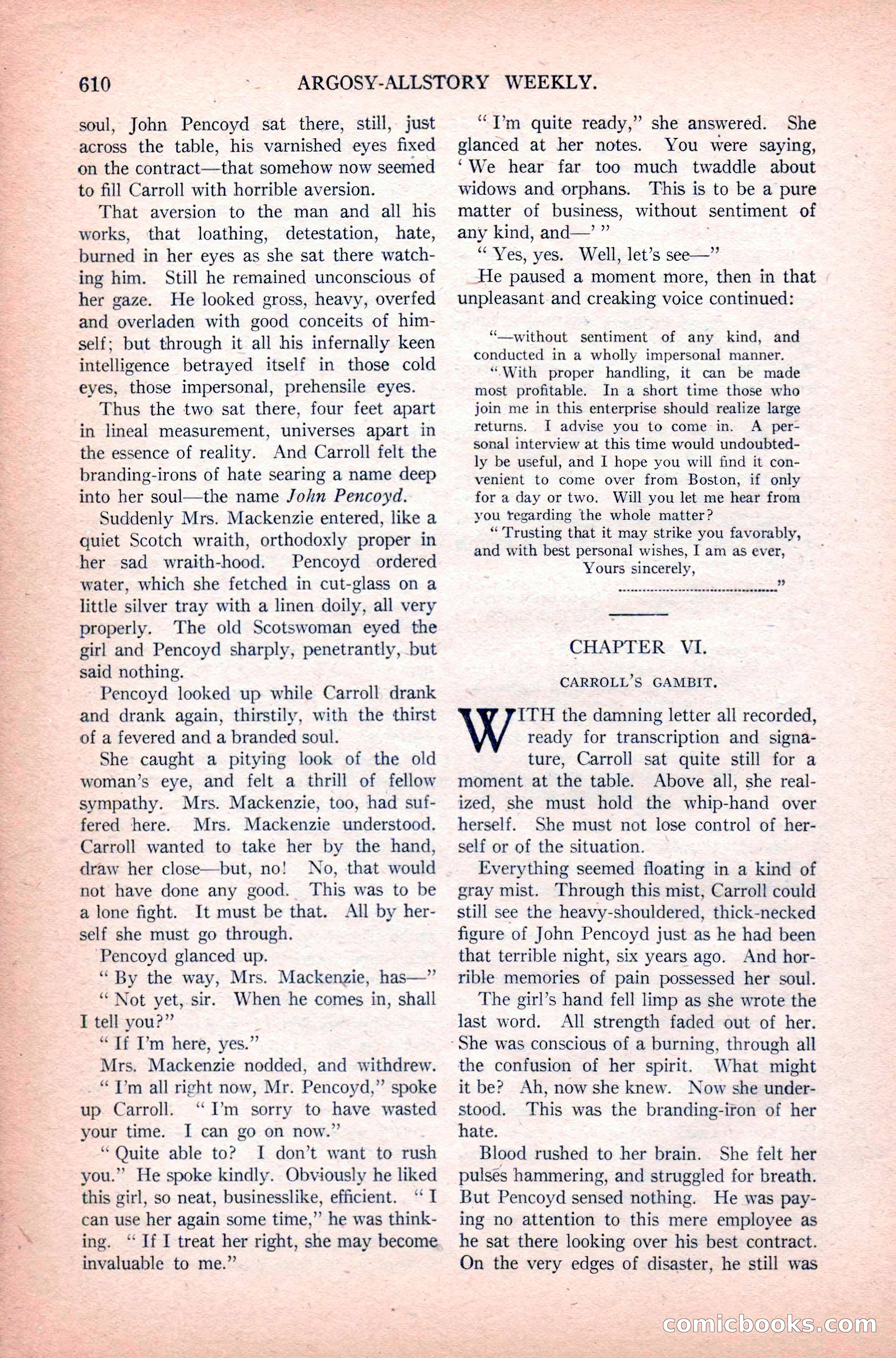 Argosy All-Story Weekly, June 11, 1921 — page 44 of 156
