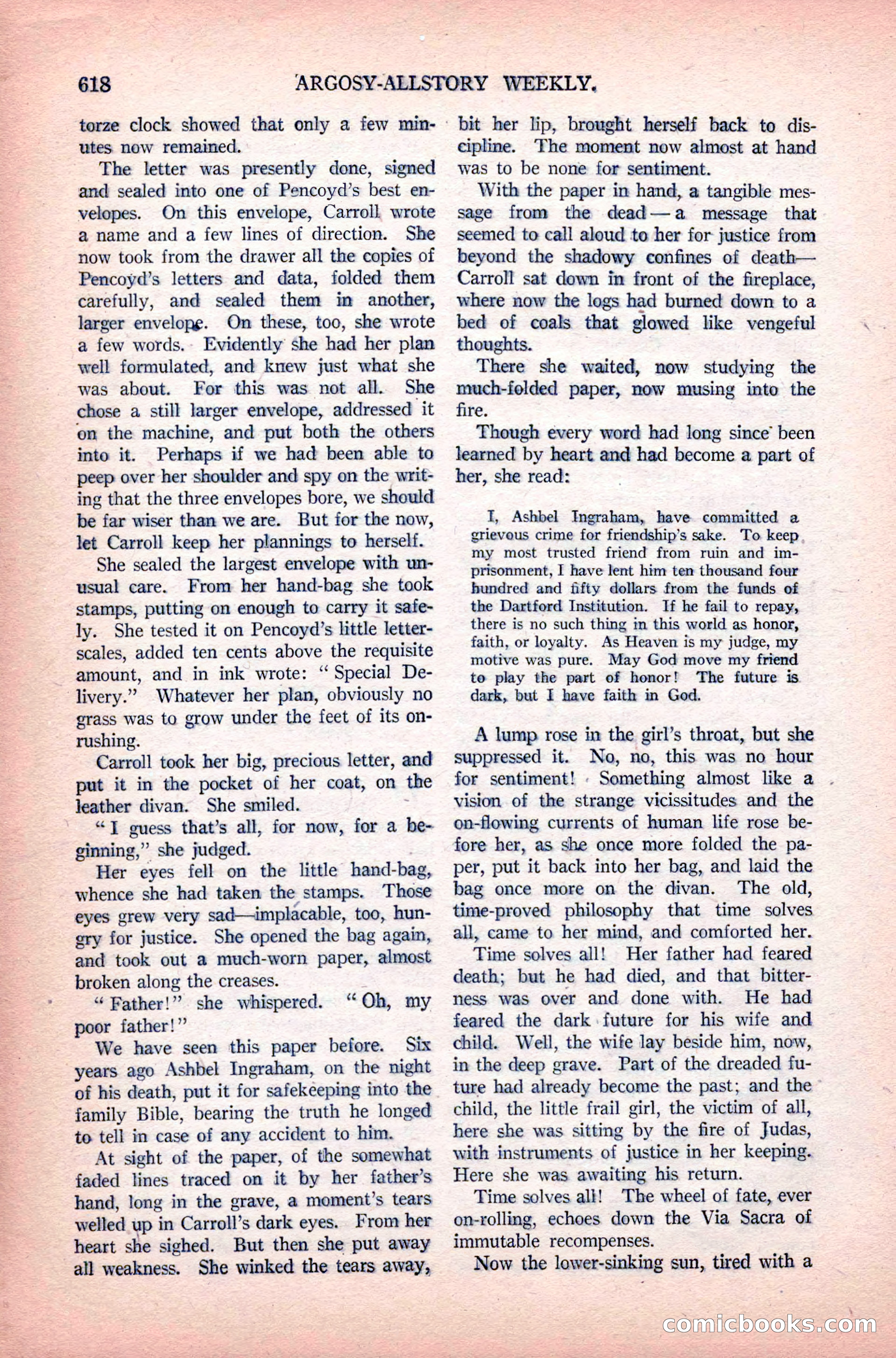 Argosy All-Story Weekly, June 11, 1921 — page 52 of 156