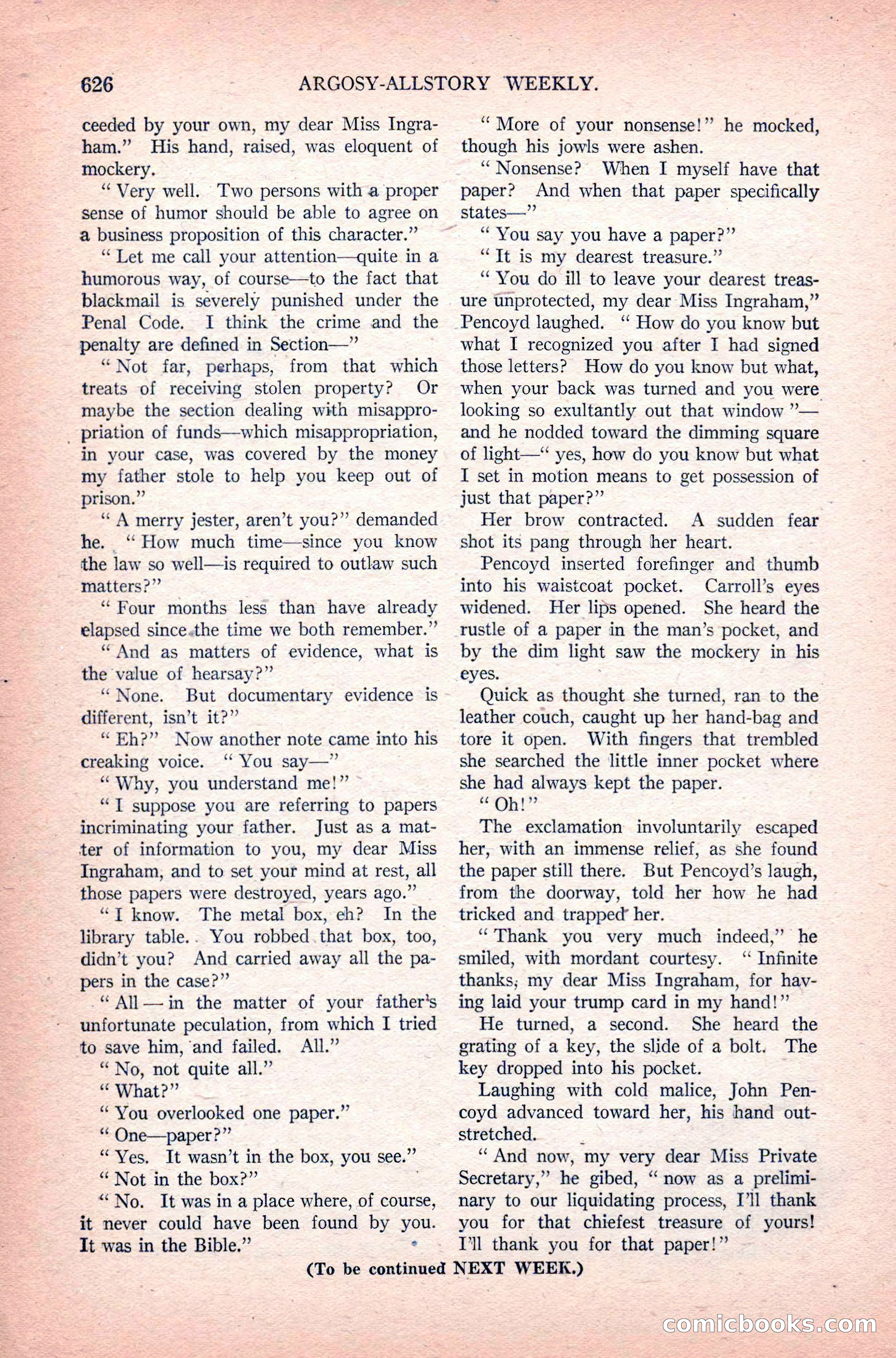 Argosy All-Story Weekly, June 11, 1921 — page 60 of 156