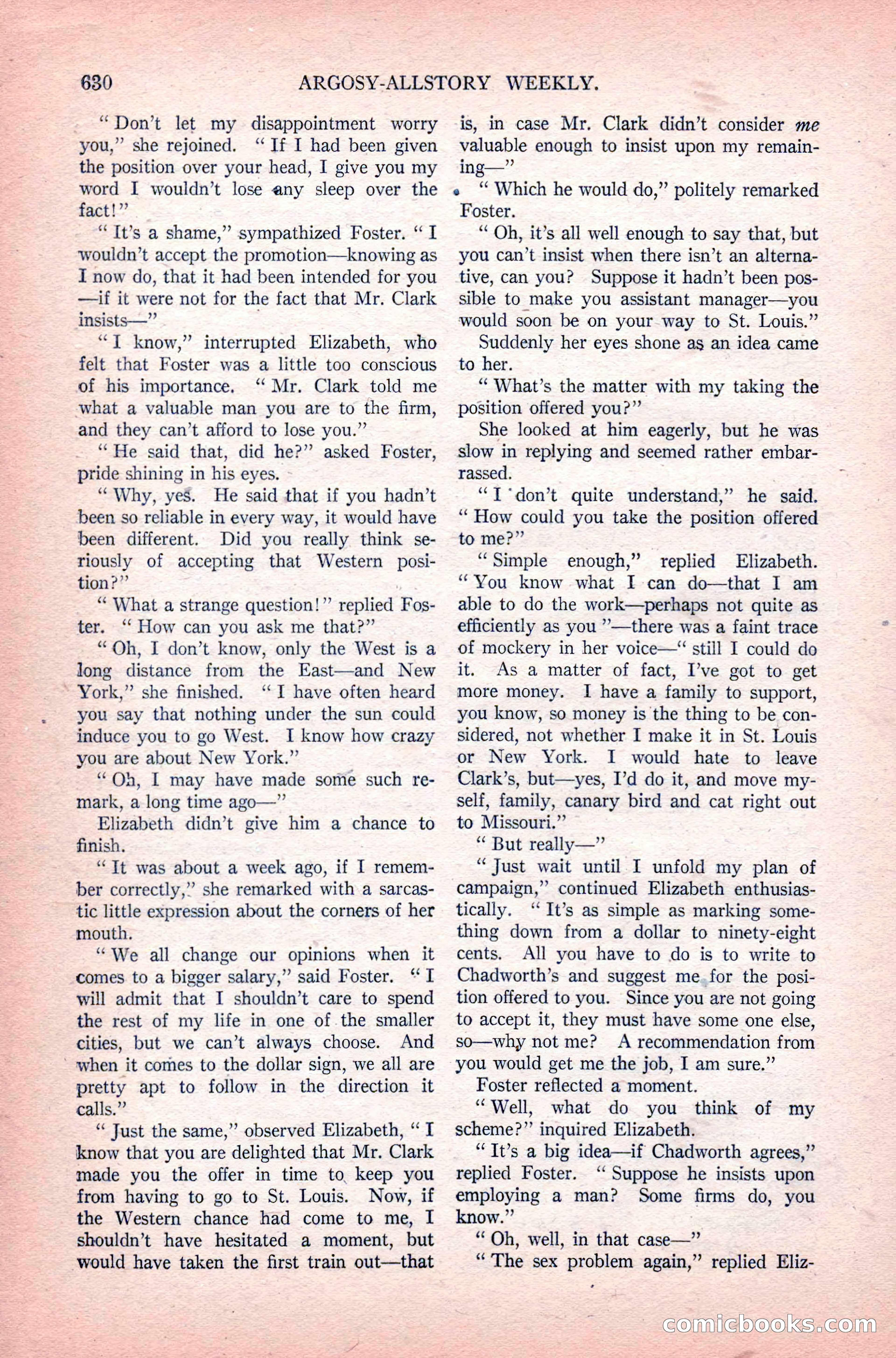 Argosy All-Story Weekly, June 11, 1921 — page 64 of 156