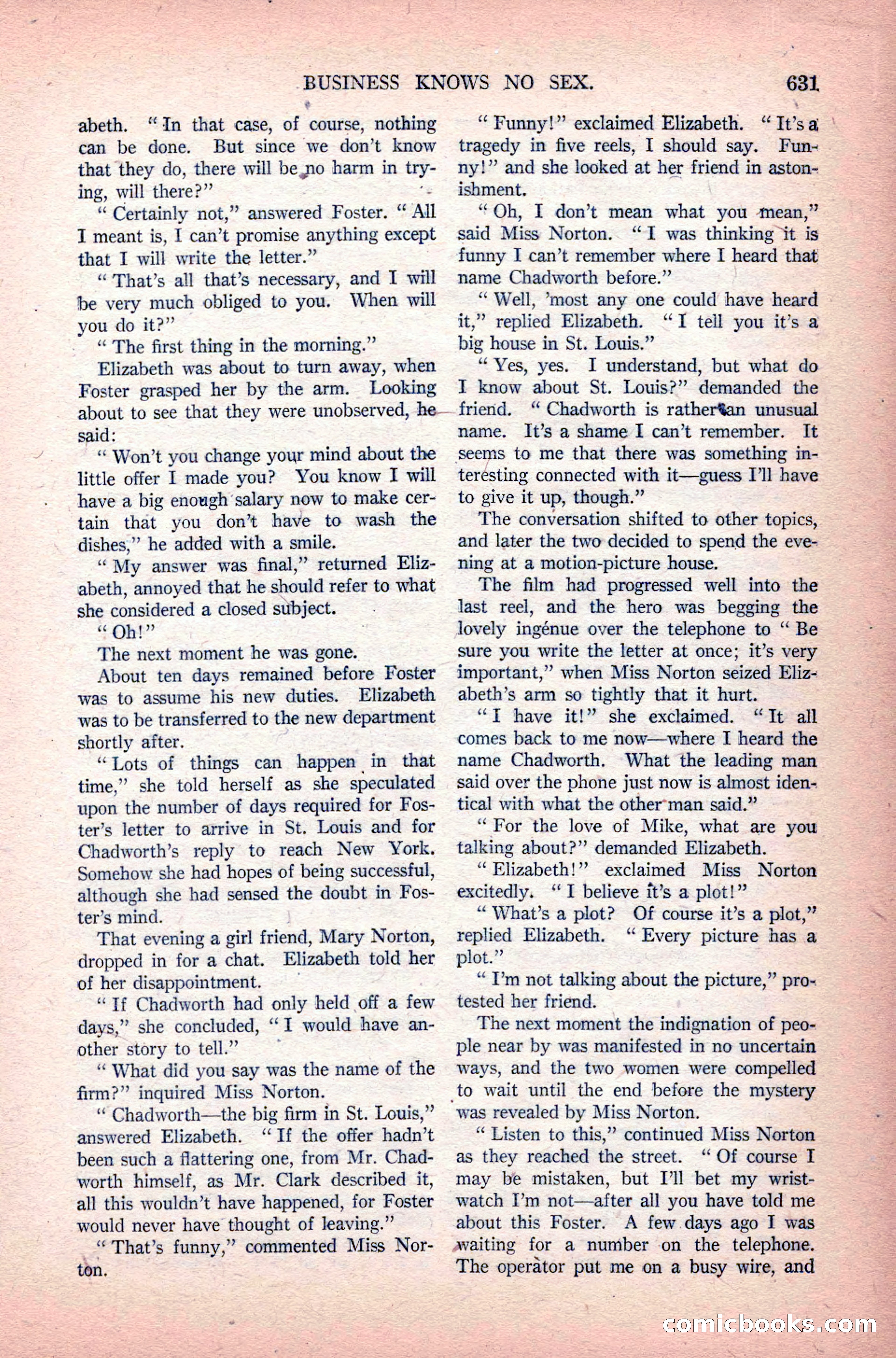 Argosy All-Story Weekly, June 11, 1921 — page 65 of 156