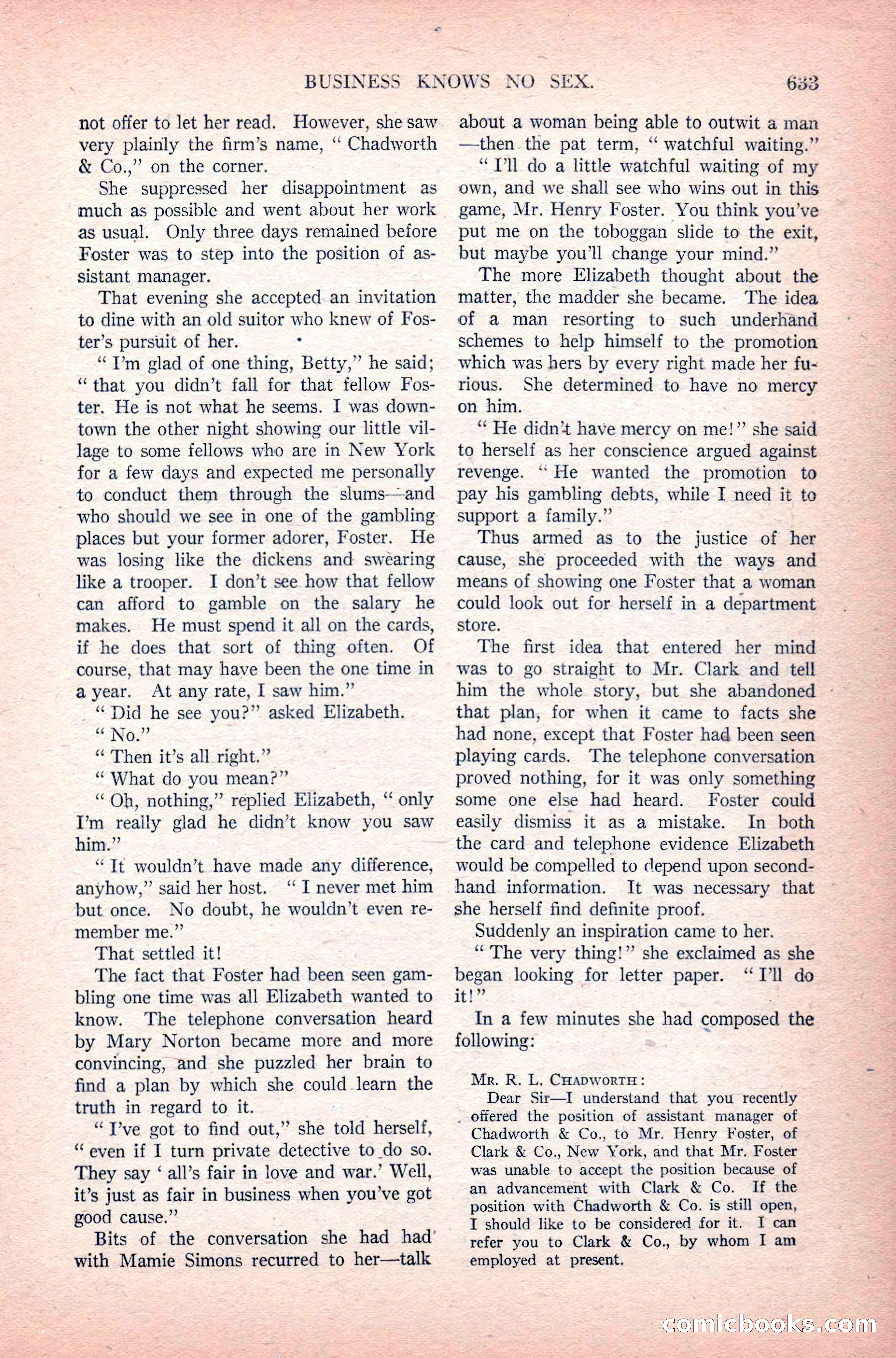 Argosy All-Story Weekly, June 11, 1921 — page 67 of 156