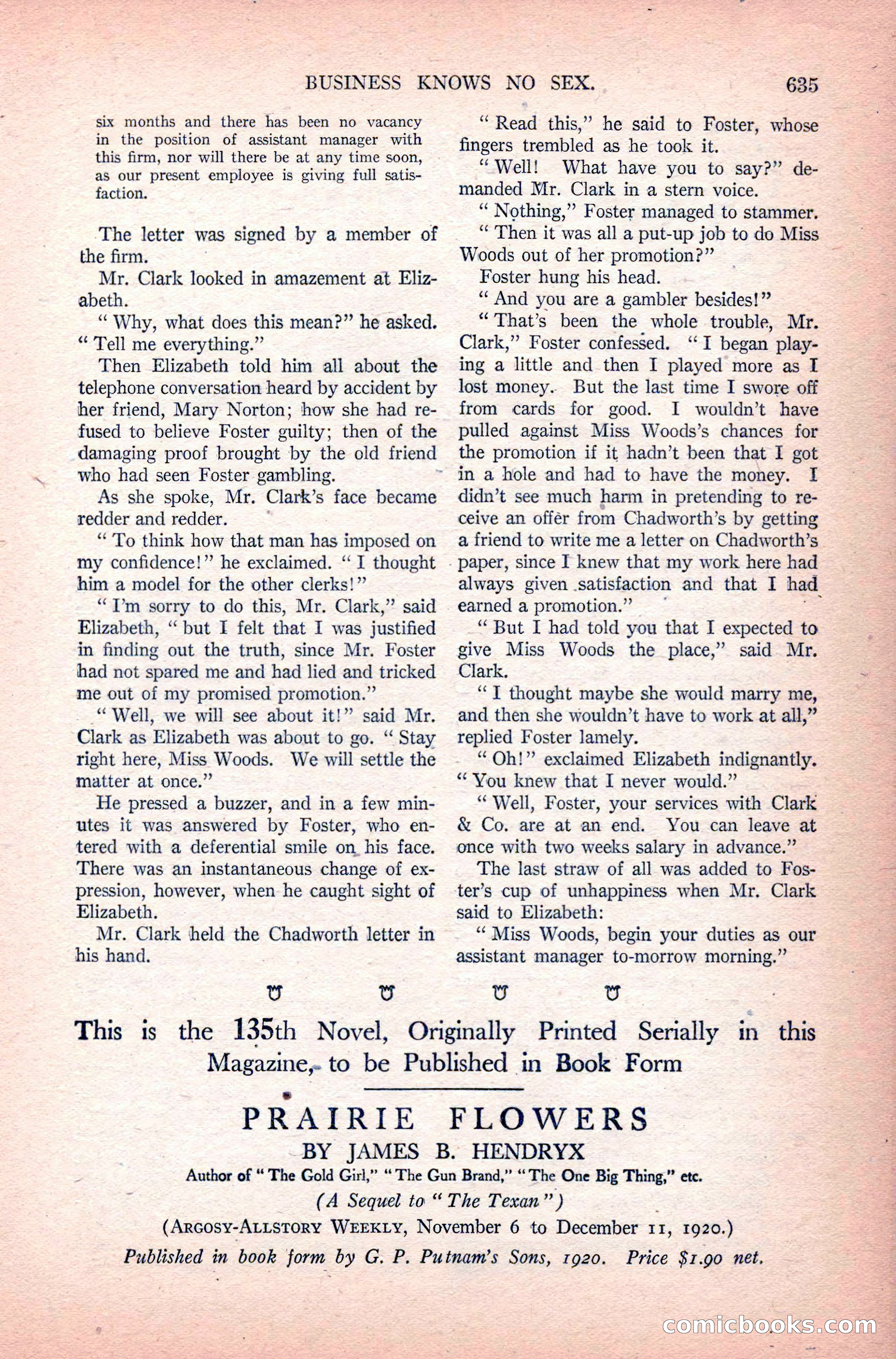 Argosy All-Story Weekly, June 11, 1921 — page 69 of 156