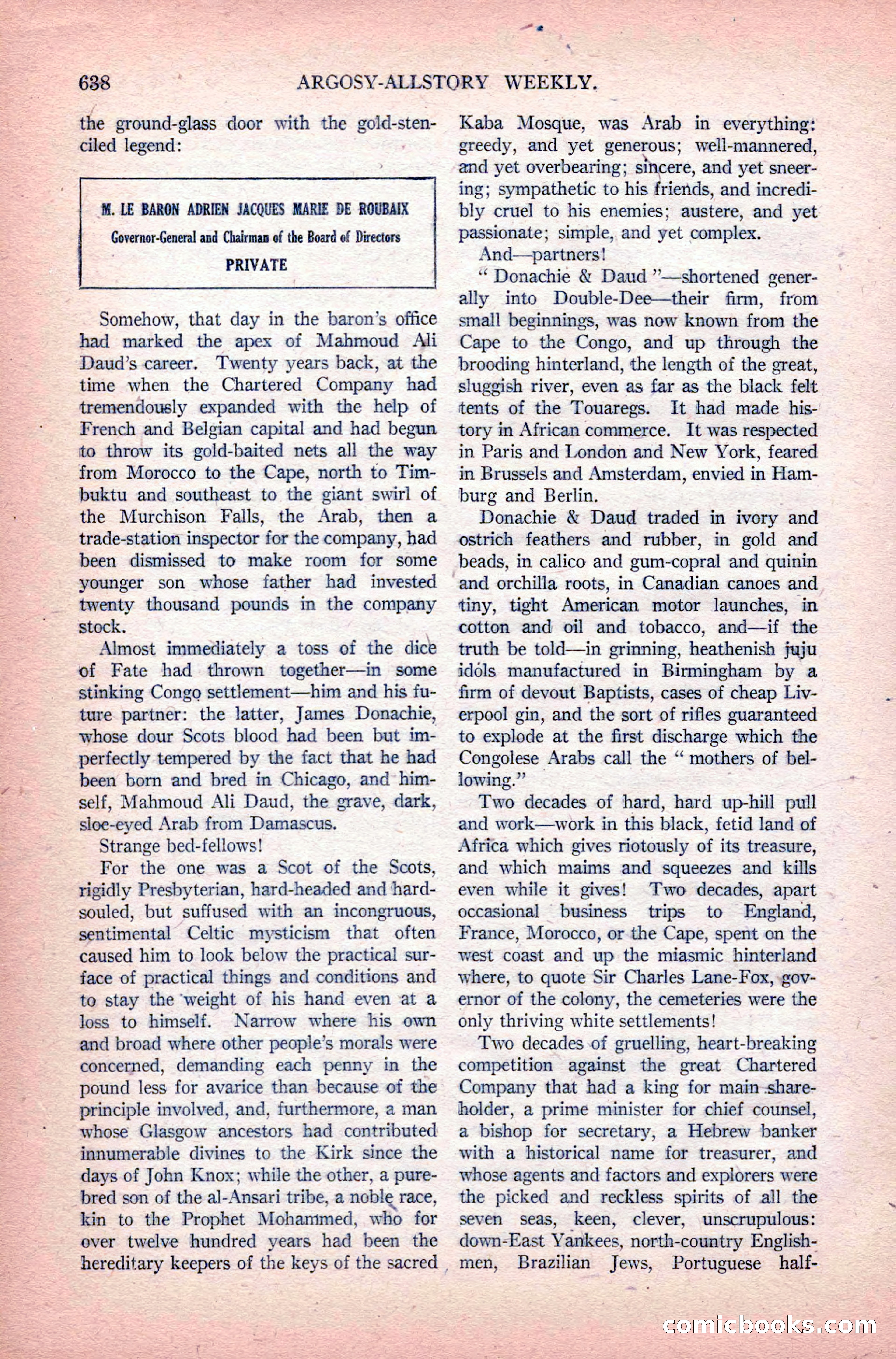 Argosy All-Story Weekly, June 11, 1921 — page 72 of 156