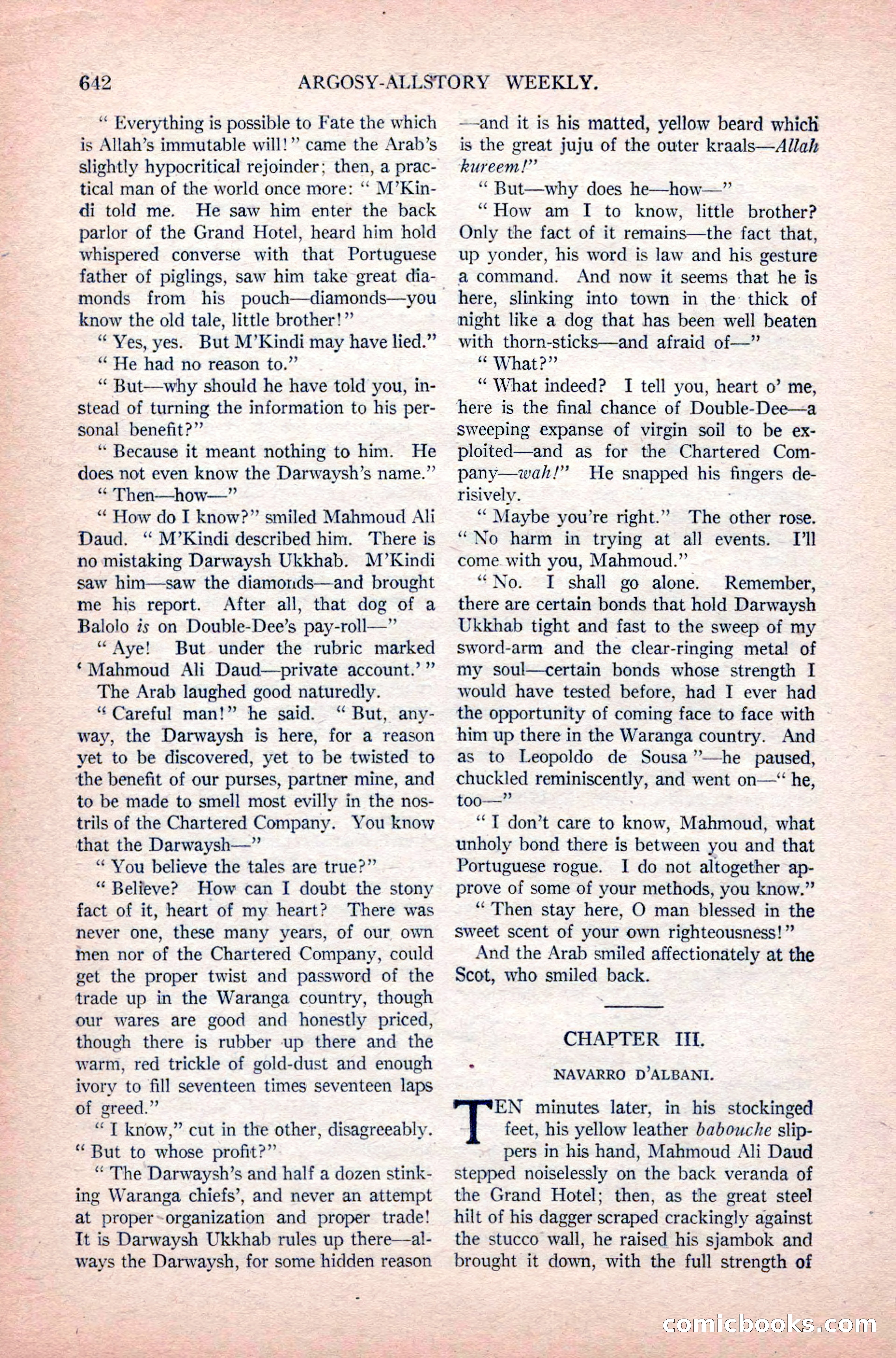 Argosy All-Story Weekly, June 11, 1921 — page 76 of 156