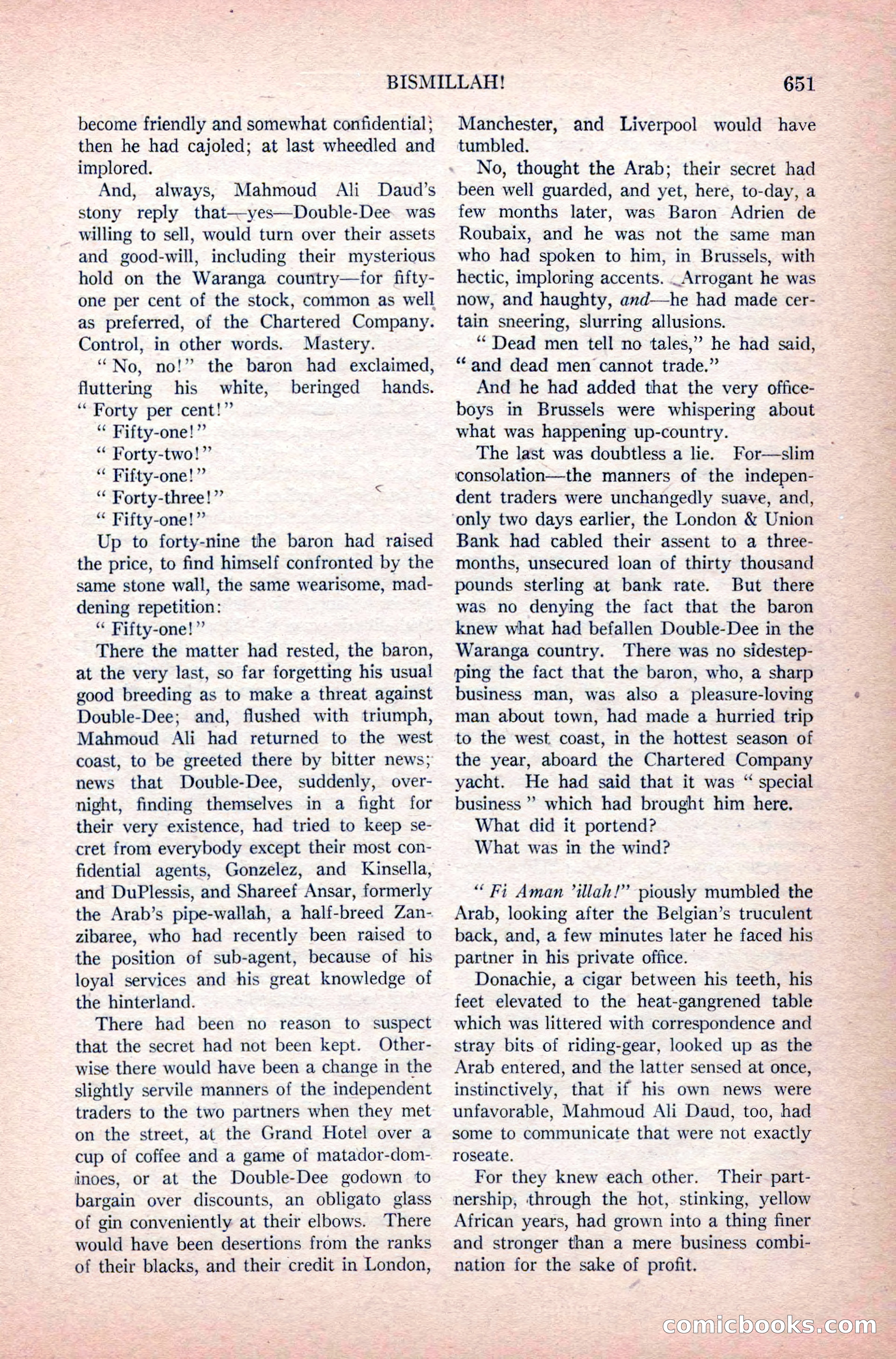 Argosy All-Story Weekly, June 11, 1921 — page 85 of 156
