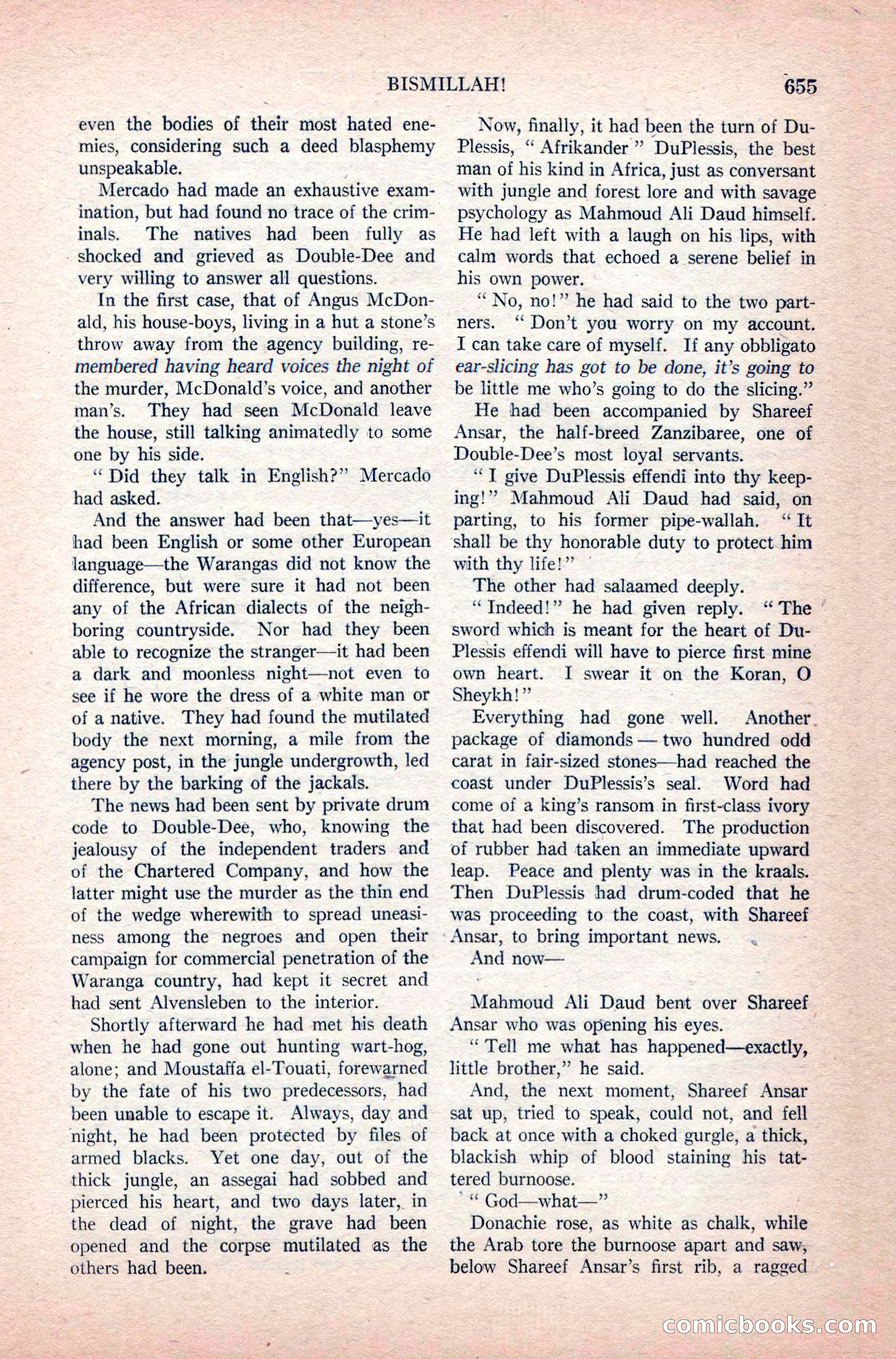Argosy All-Story Weekly, June 11, 1921 — page 89 of 156
