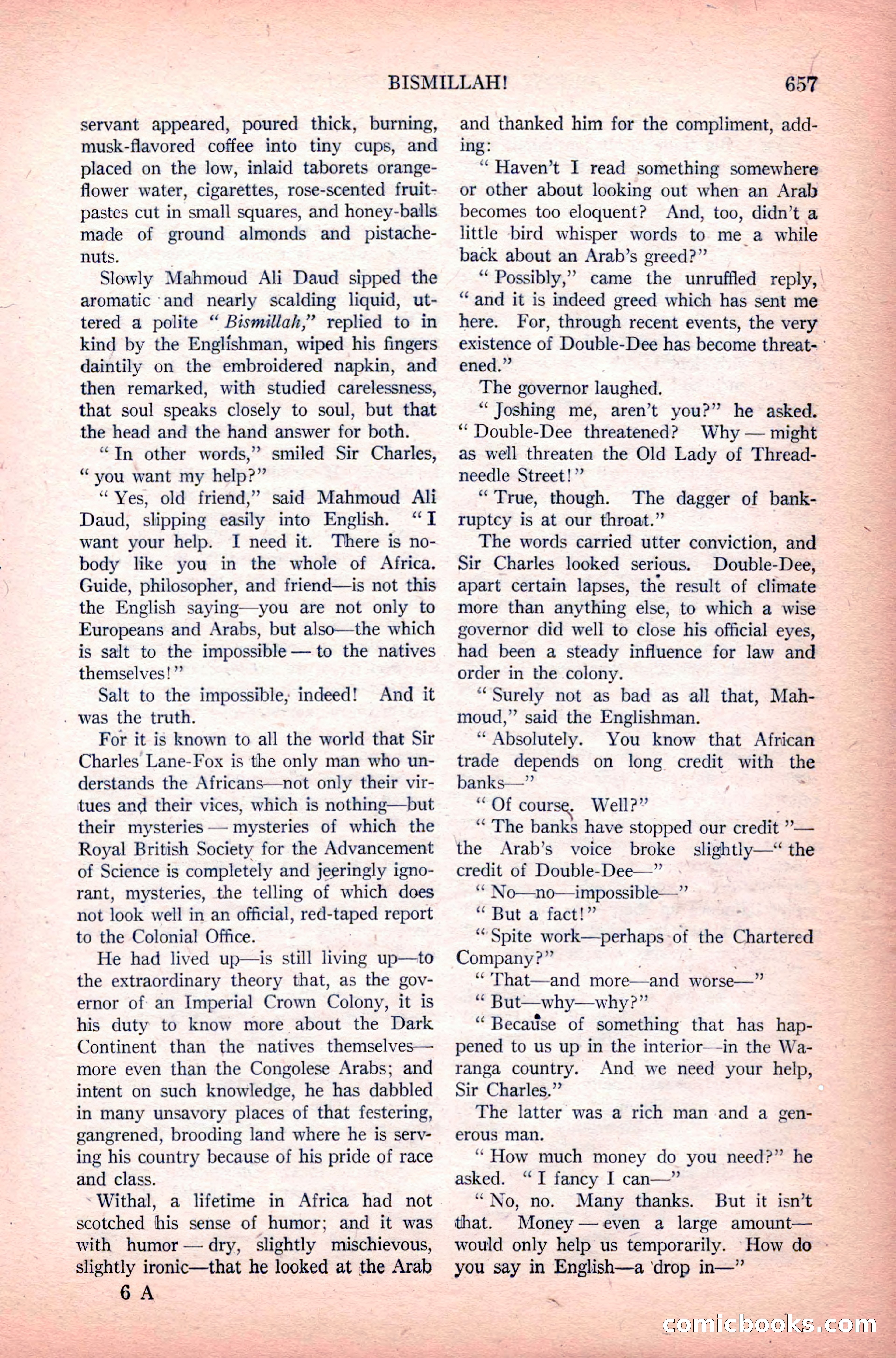 Argosy All-Story Weekly, June 11, 1921 — page 91 of 156