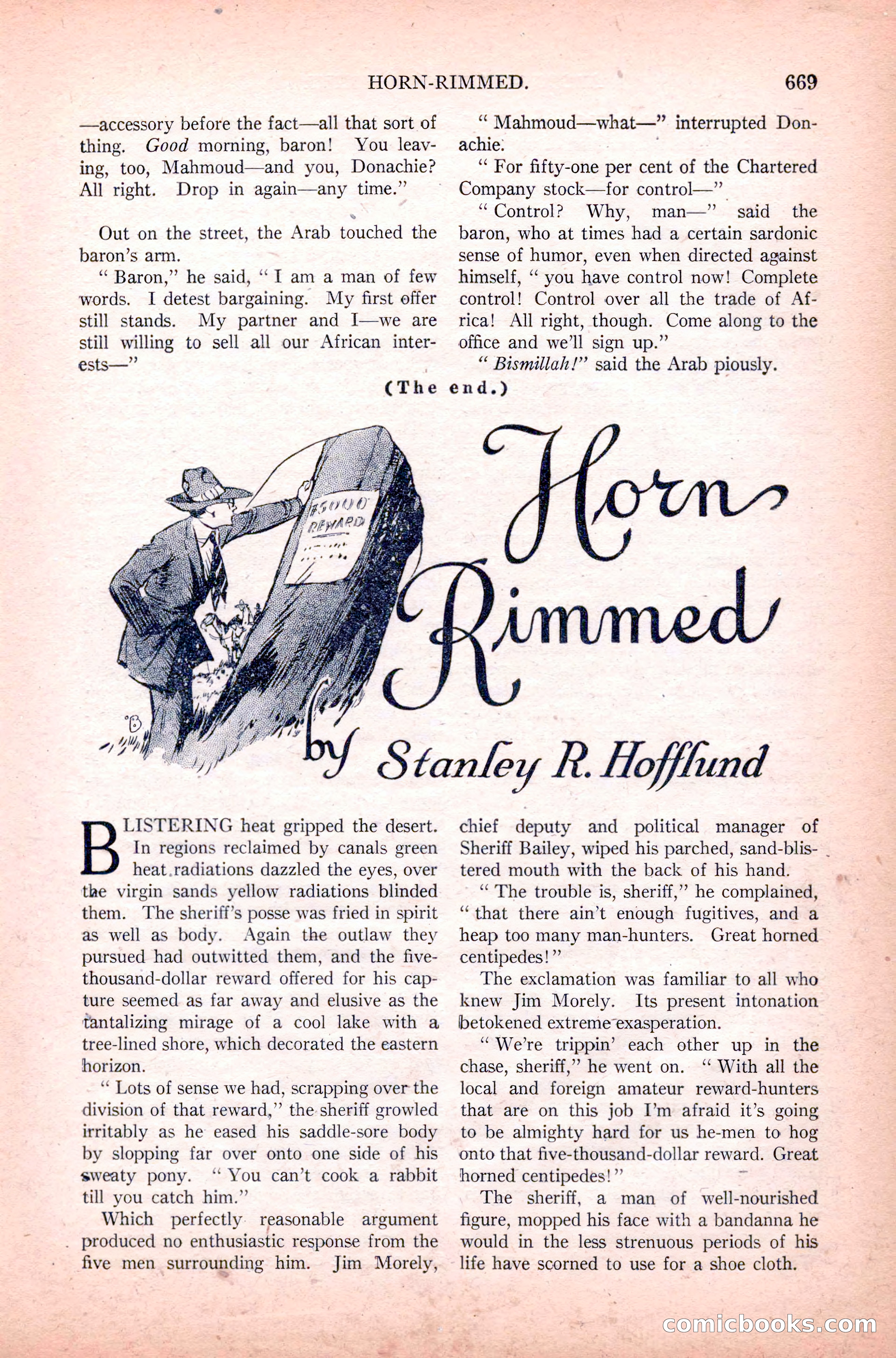 Argosy All-Story Weekly, June 11, 1921 — page 103 of 156