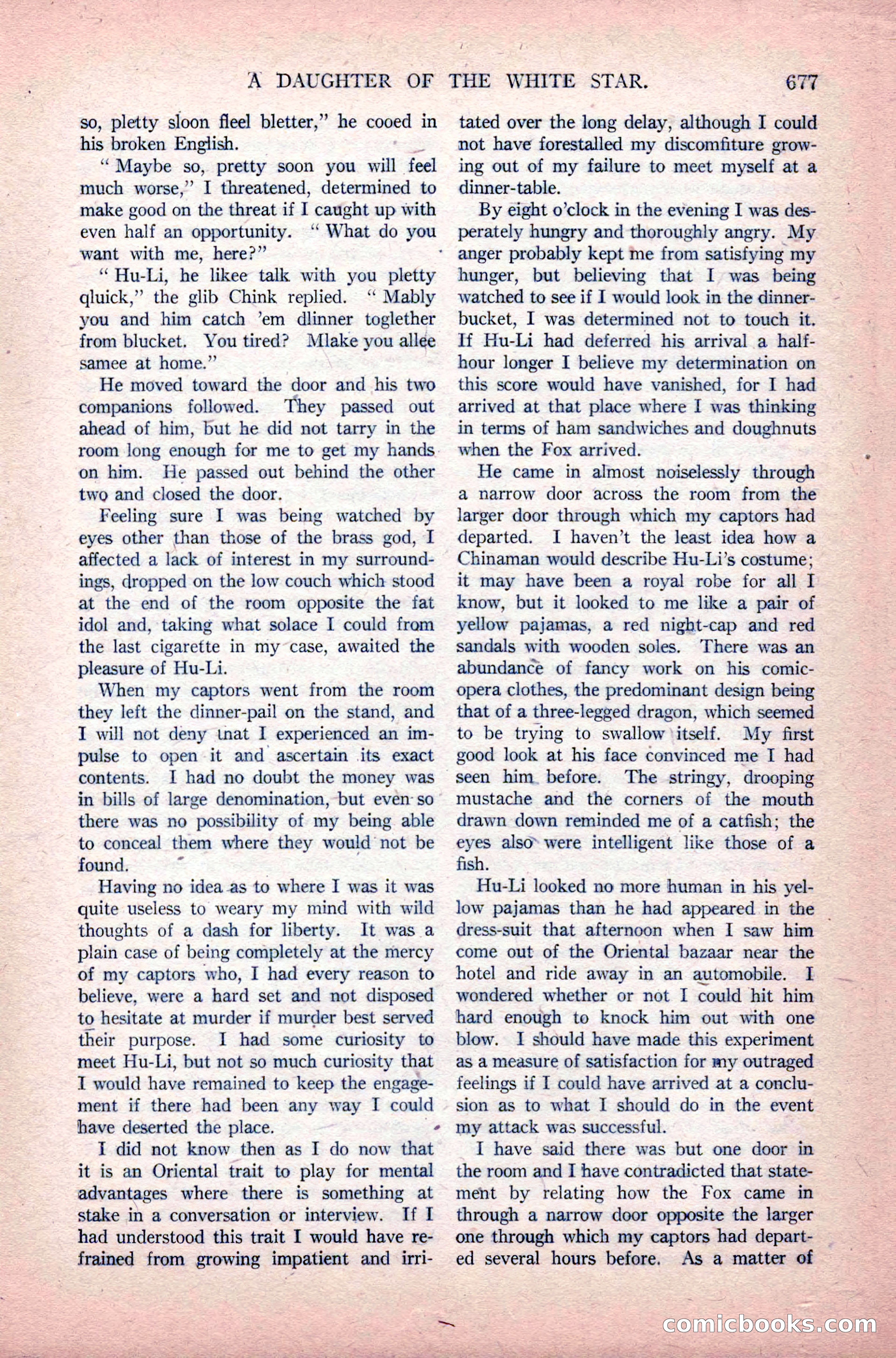 Argosy All-Story Weekly, June 11, 1921 — page 111 of 156