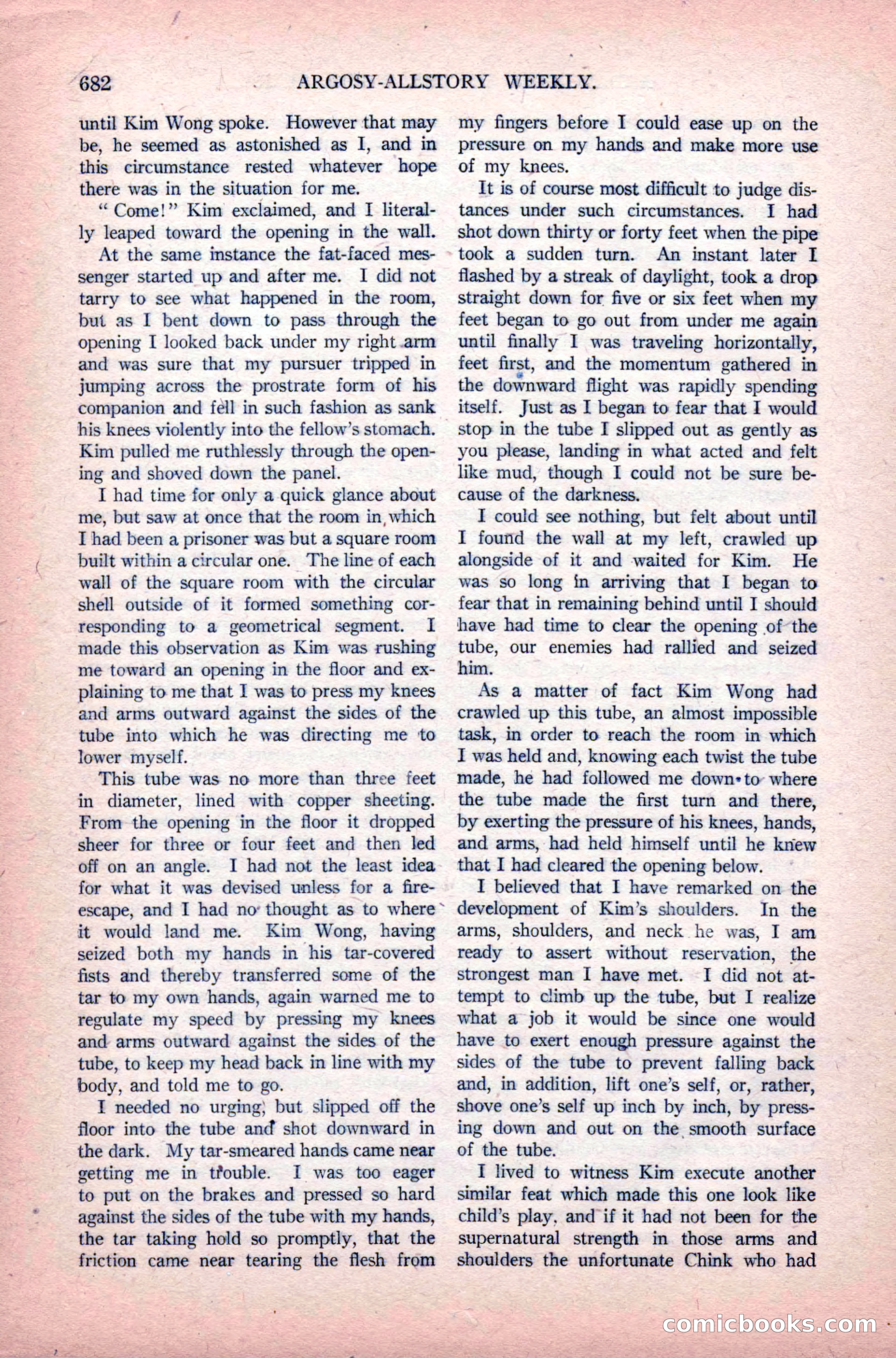 Argosy All-Story Weekly, June 11, 1921 — page 116 of 156