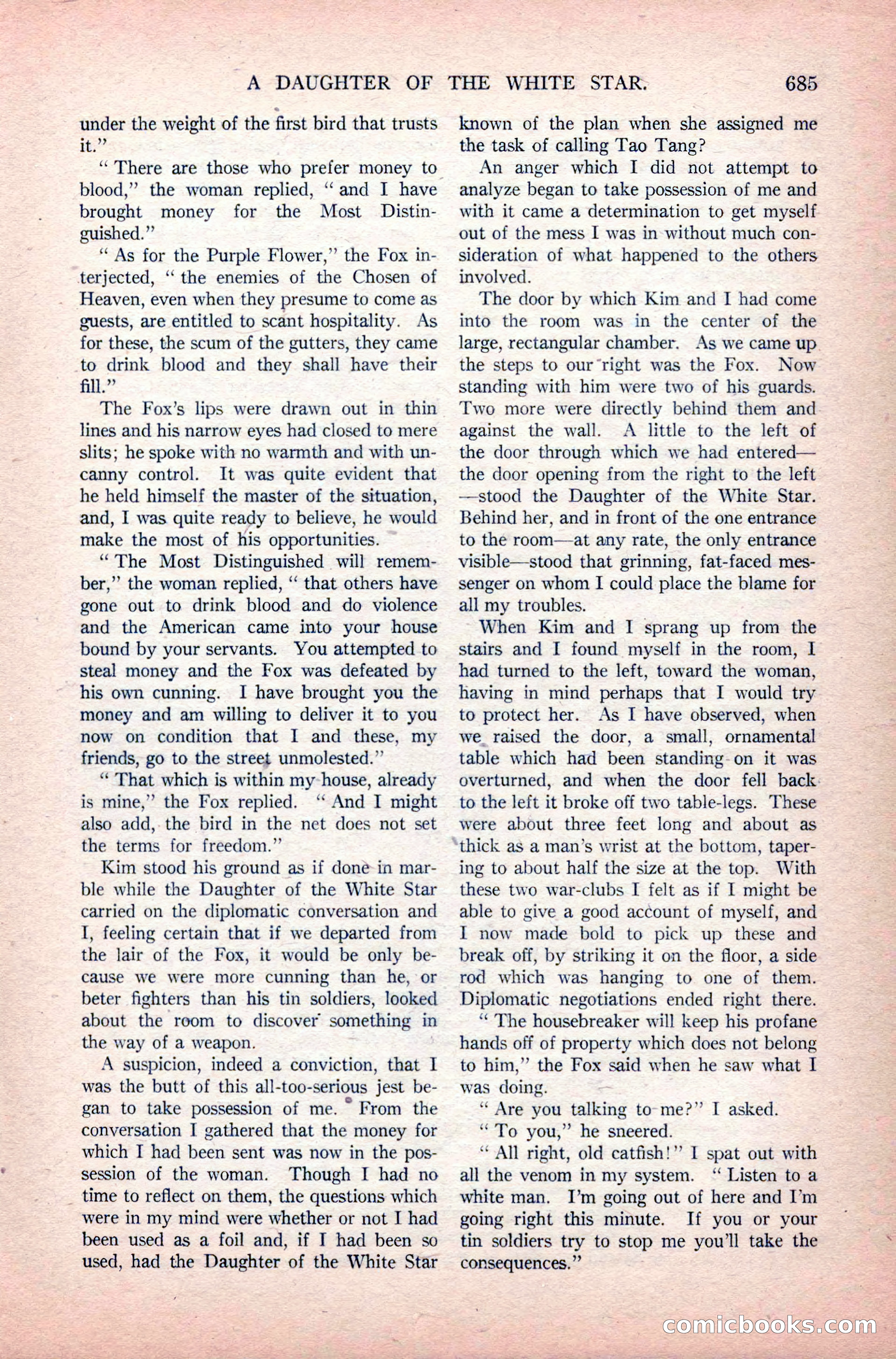Argosy All-Story Weekly, June 11, 1921 — page 119 of 156
