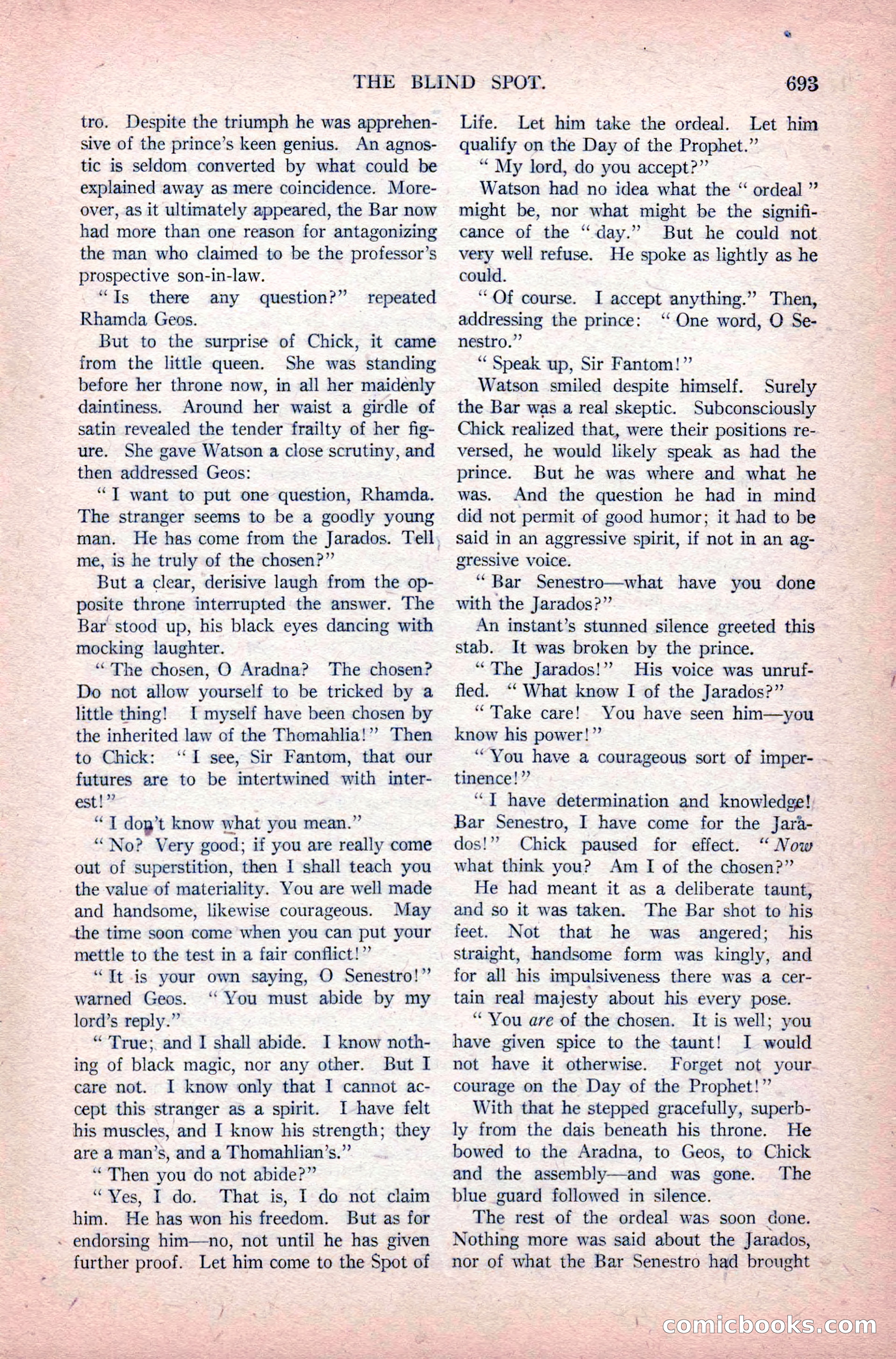 Argosy All-Story Weekly, June 11, 1921 — page 127 of 156