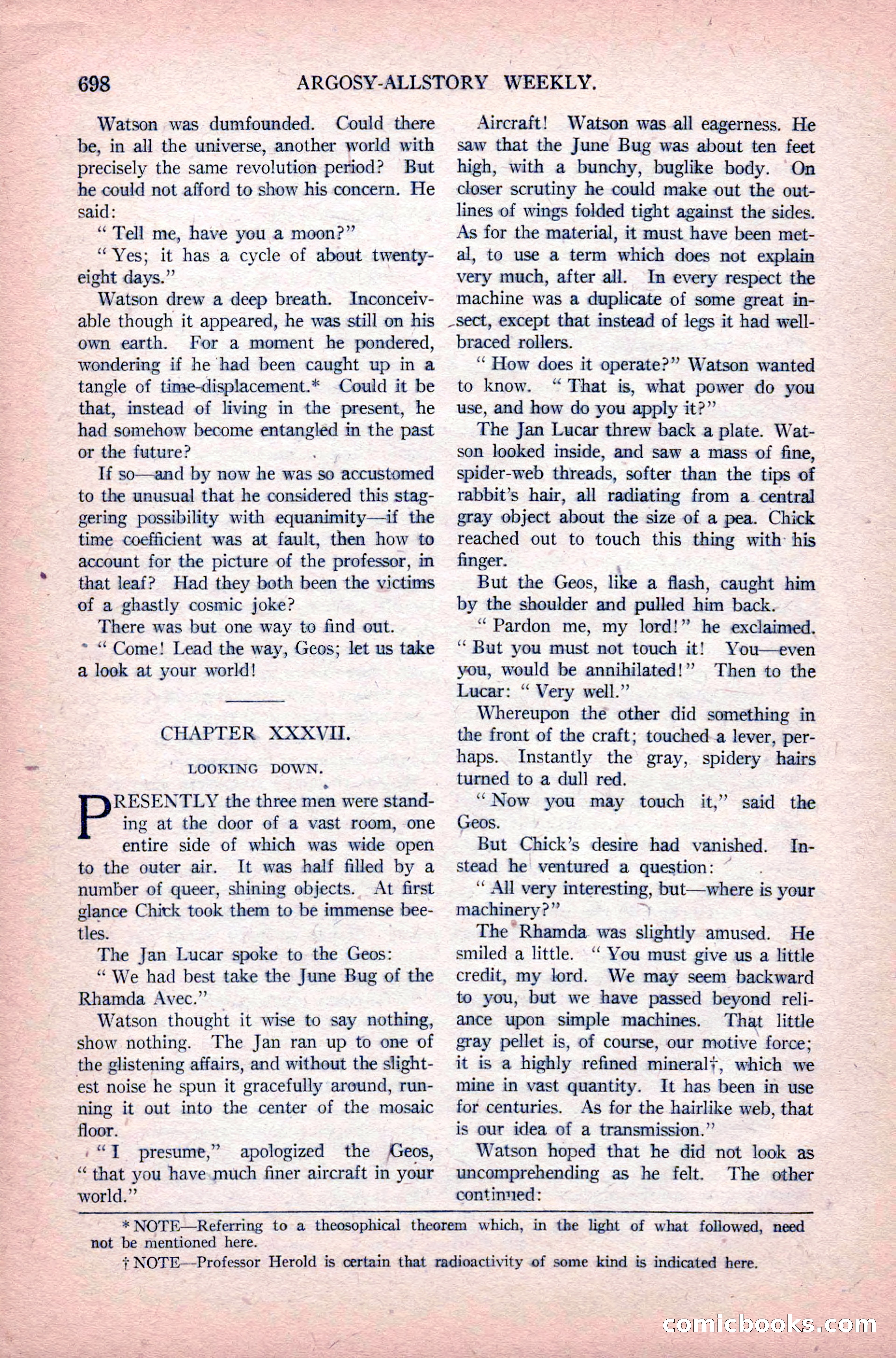 Argosy All-Story Weekly, June 11, 1921 — page 132 of 156