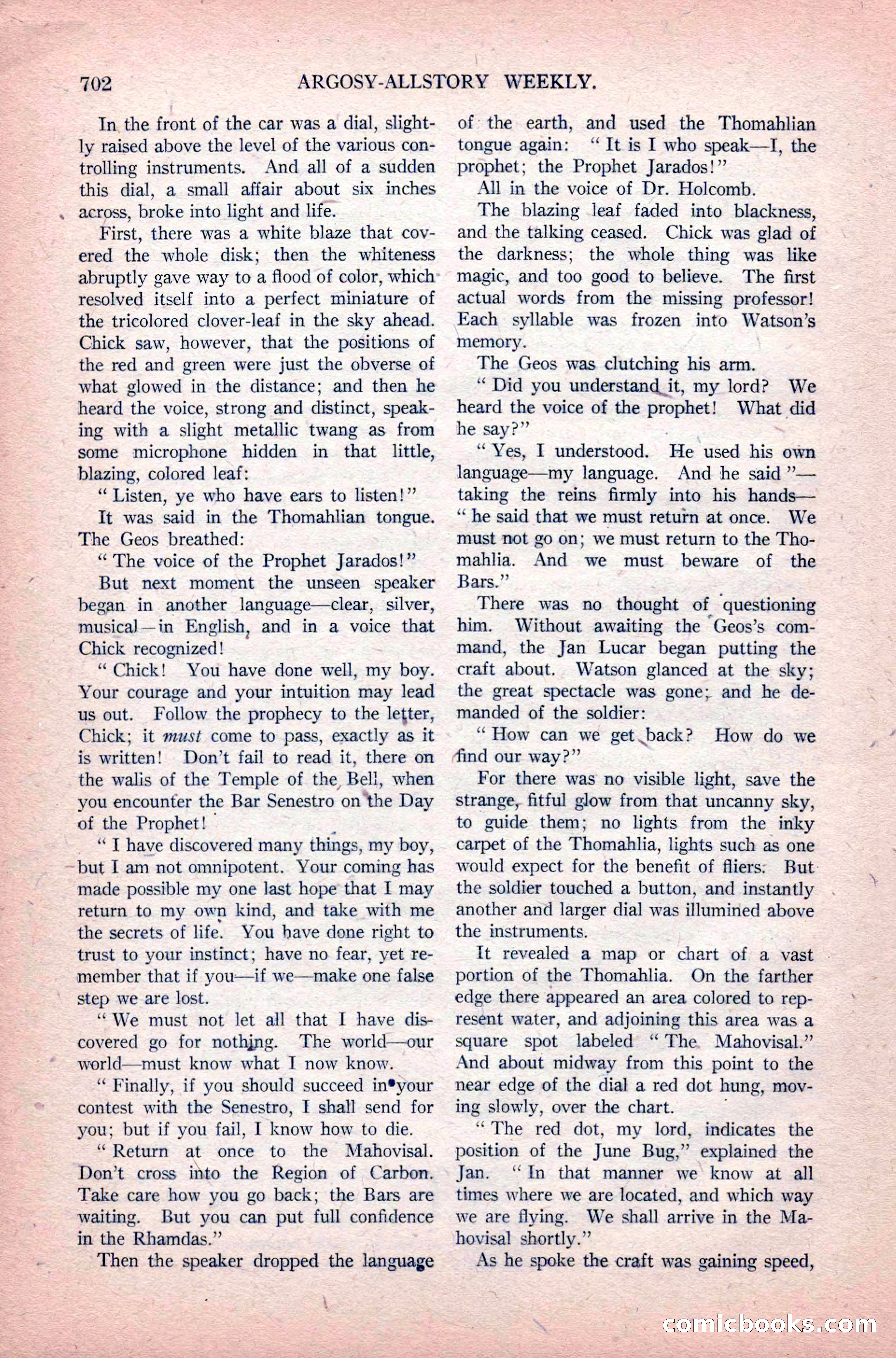 Argosy All-Story Weekly, June 11, 1921 — page 136 of 156