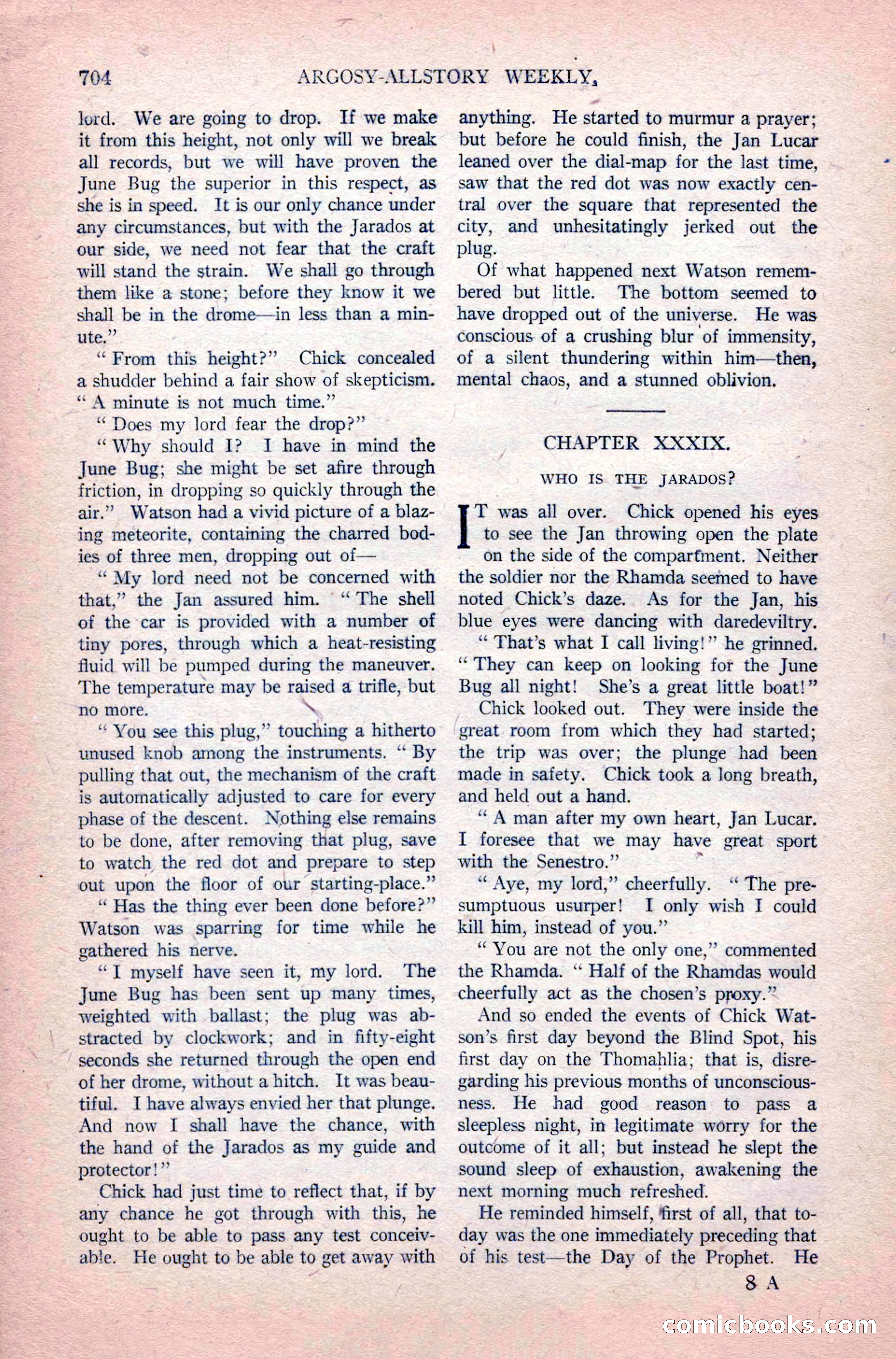 Argosy All-Story Weekly, June 11, 1921 — page 138 of 156
