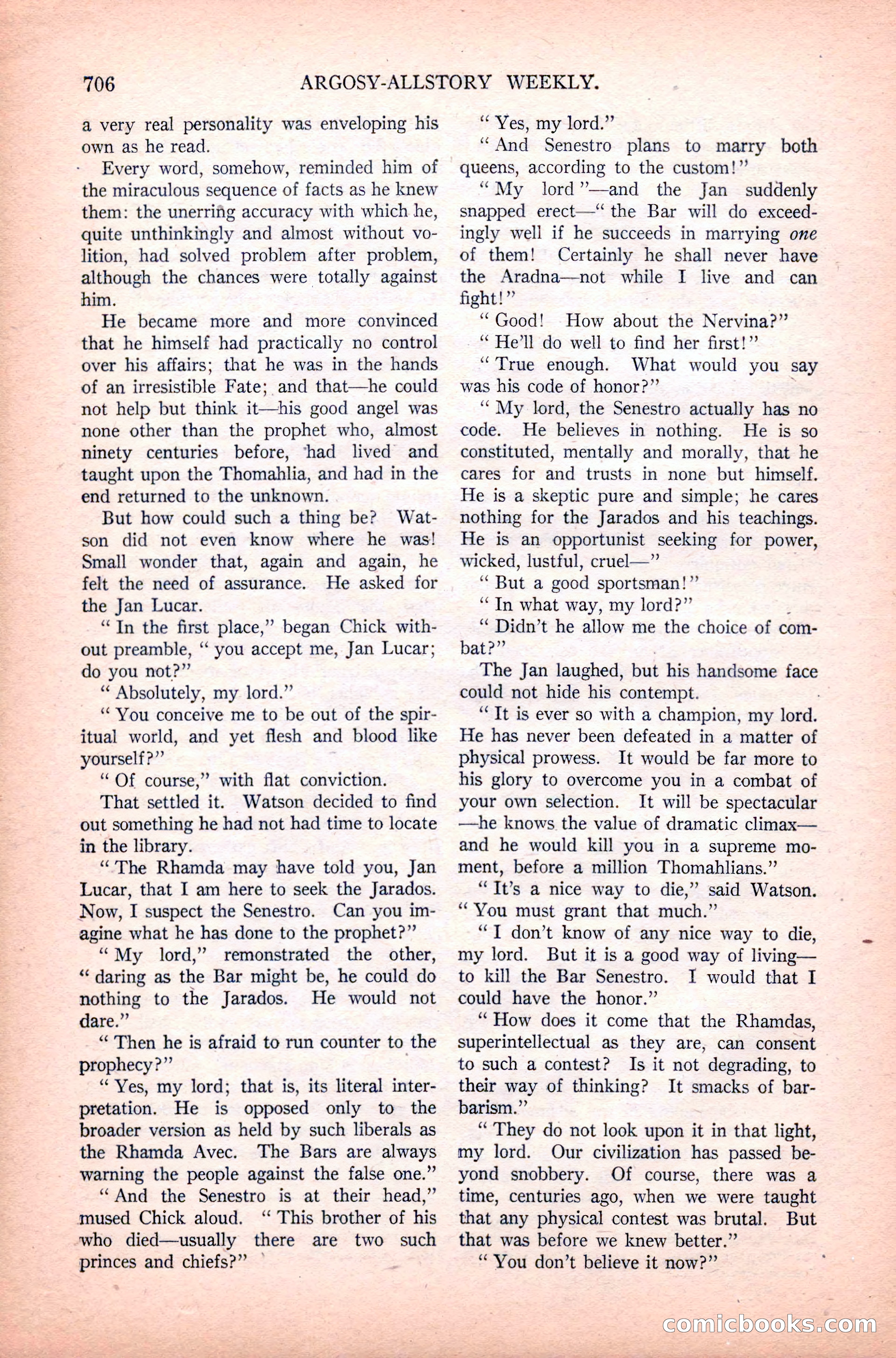 Argosy All-Story Weekly, June 11, 1921 — page 140 of 156