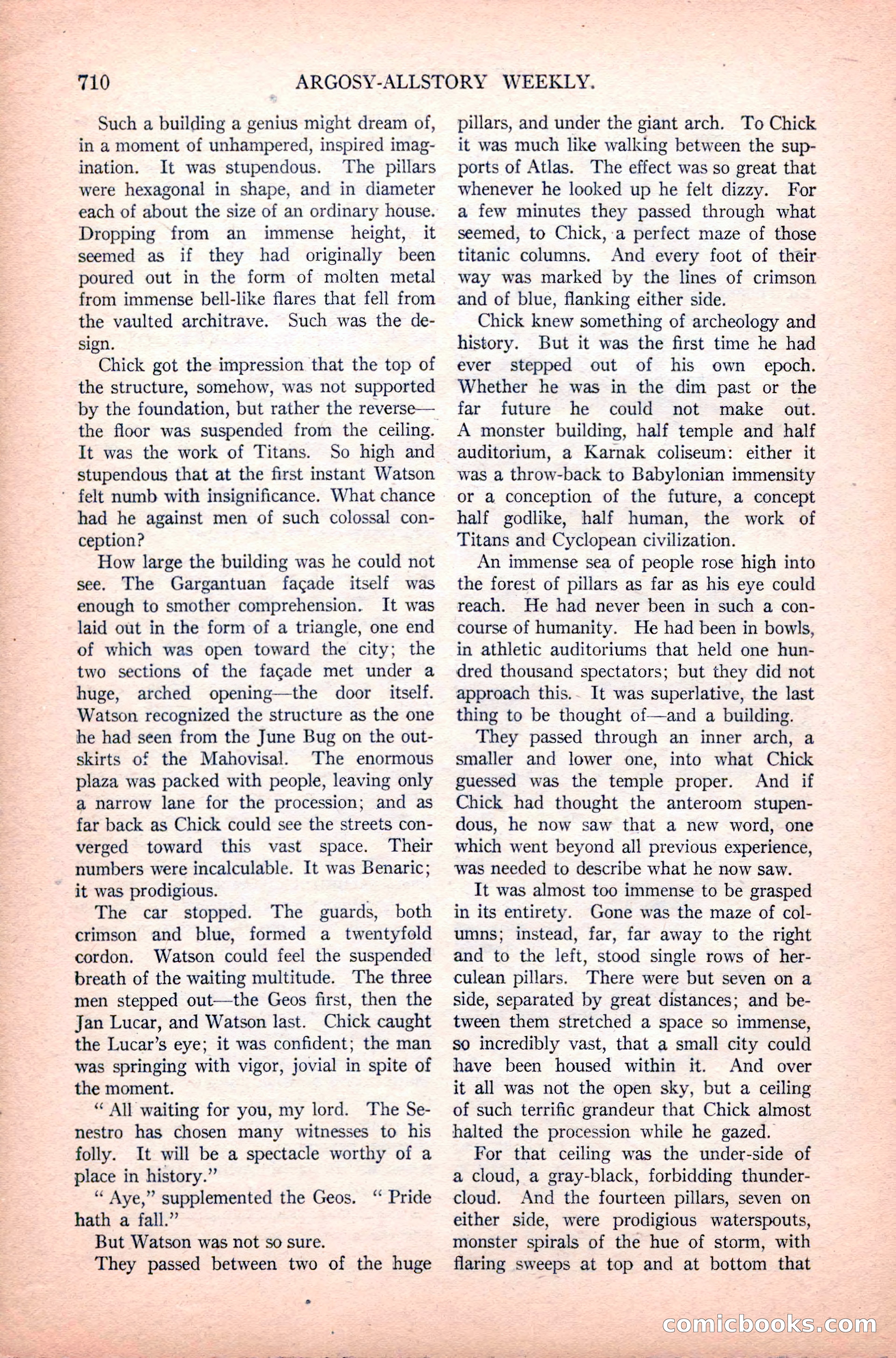 Argosy All-Story Weekly, June 11, 1921 — page 144 of 156