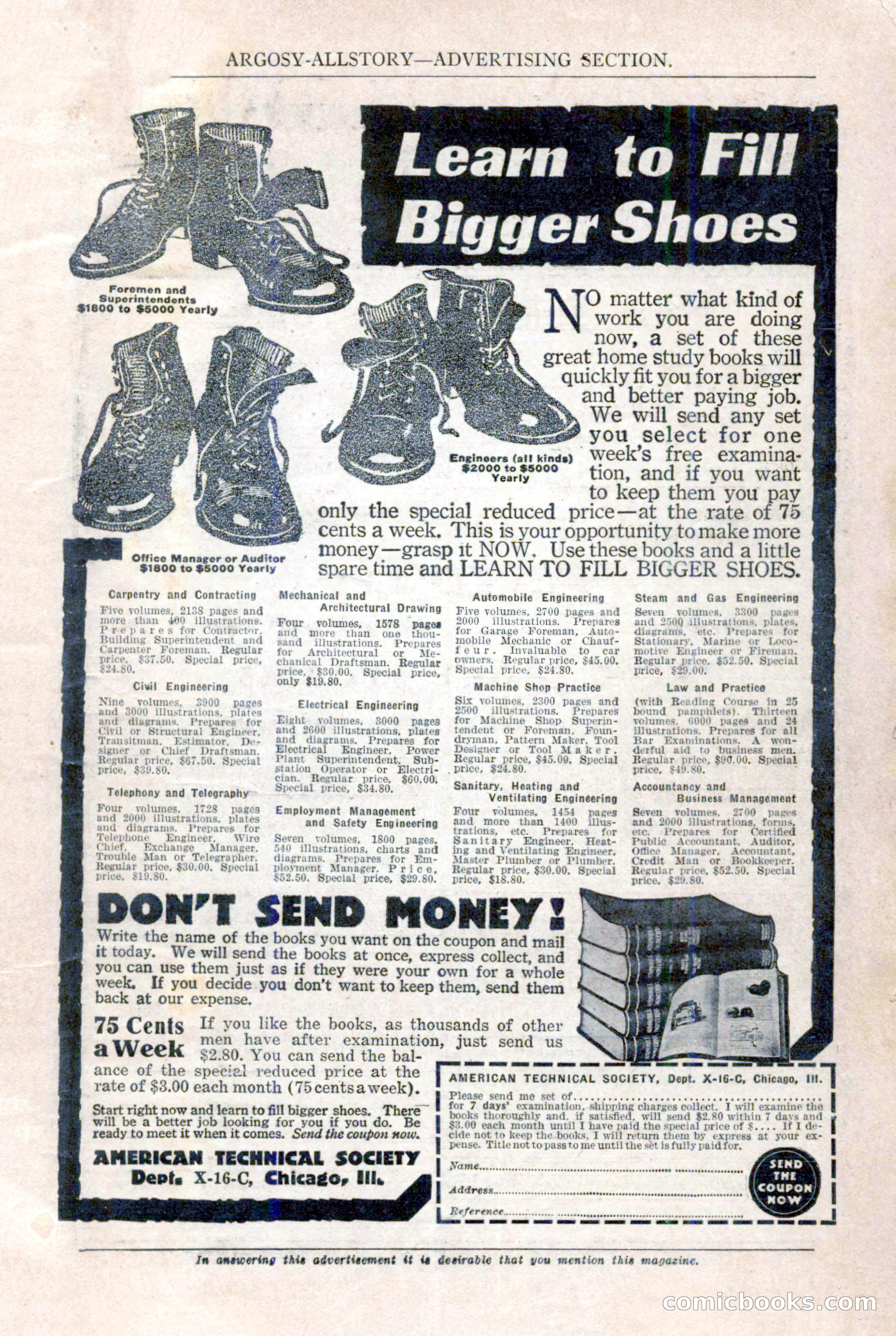 Argosy All-Story Weekly, August 20, 1921 — page 5 of 160