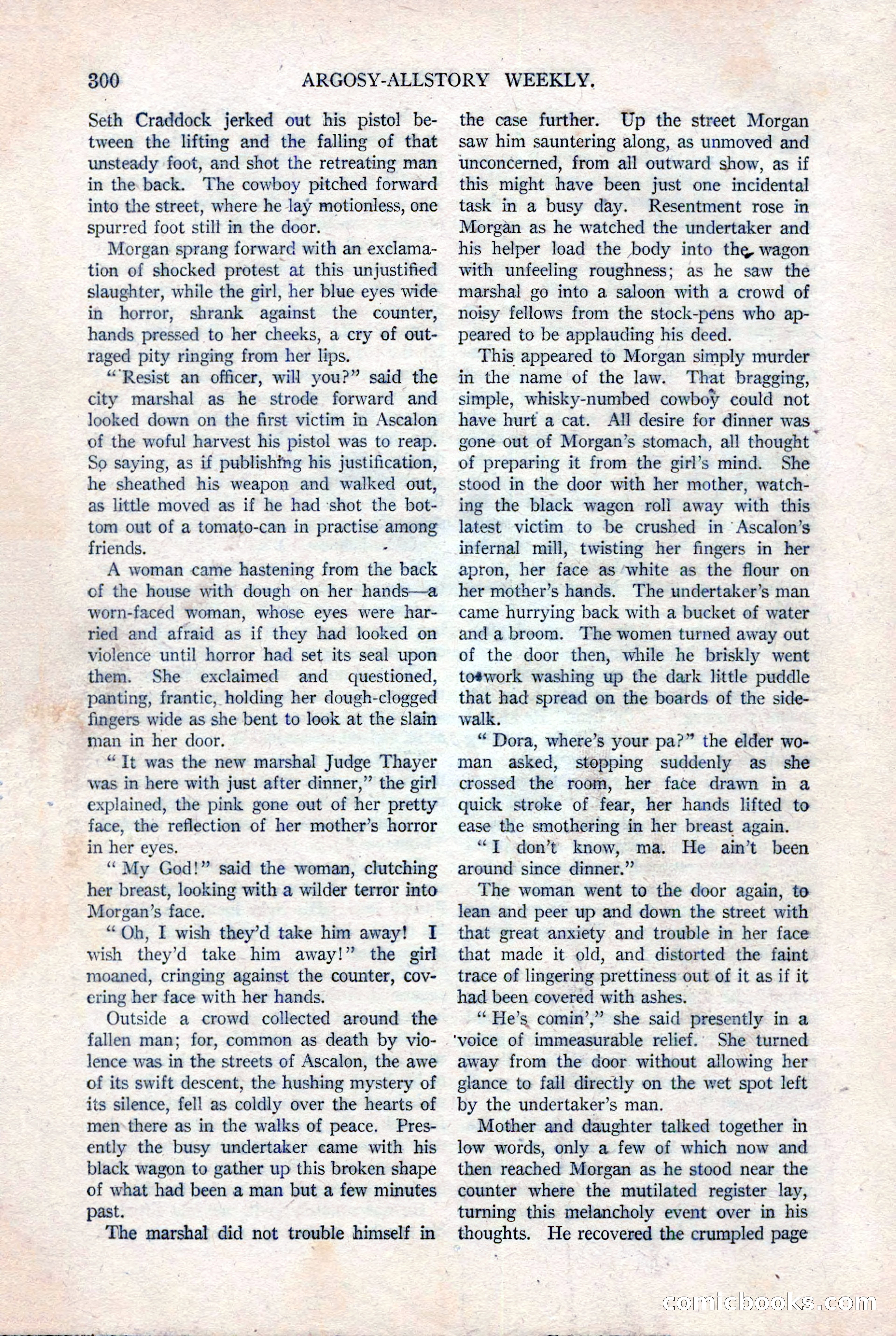 Argosy All-Story Weekly, August 20, 1921 — page 22 of 160