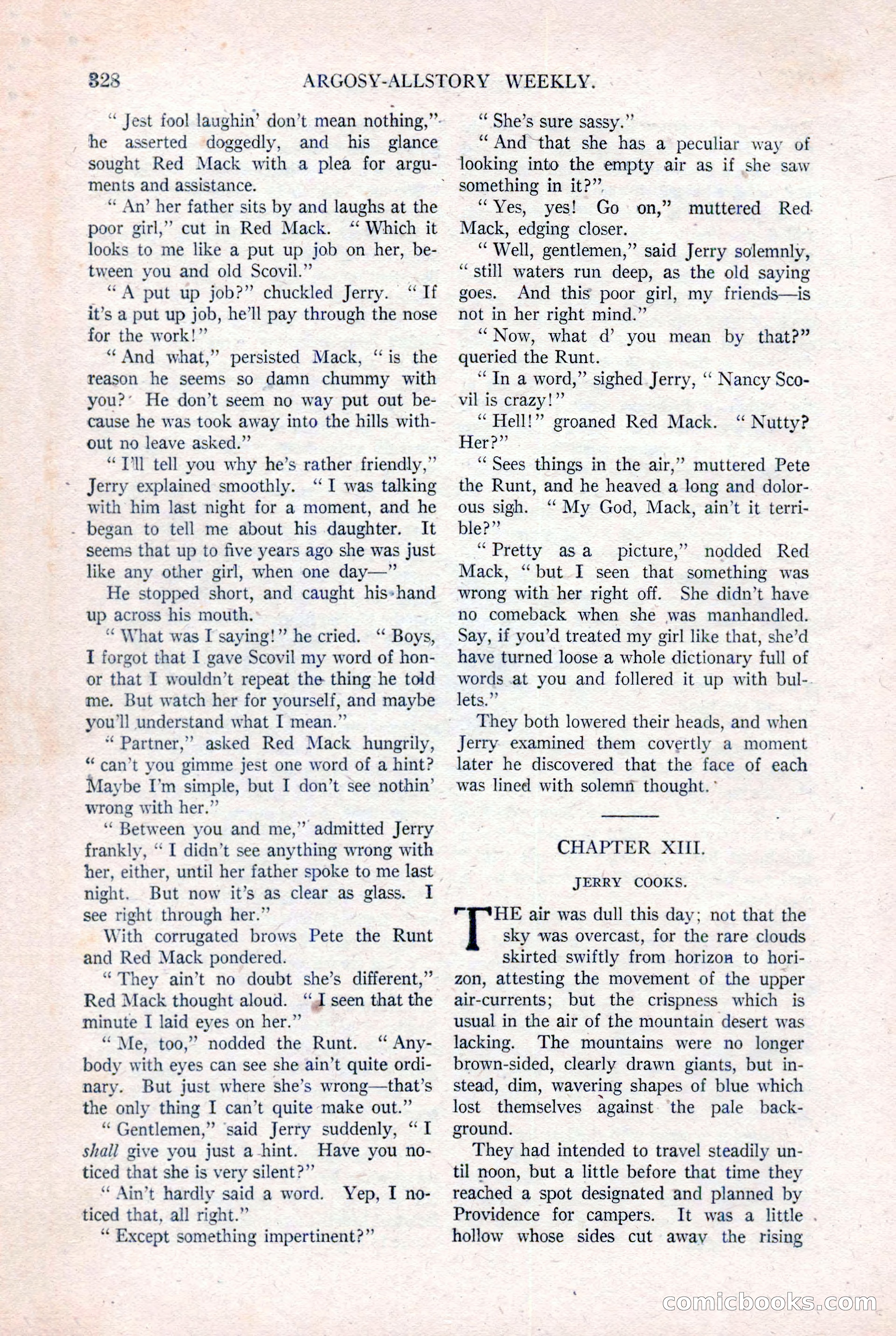 Argosy All-Story Weekly, August 20, 1921 — page 50 of 160