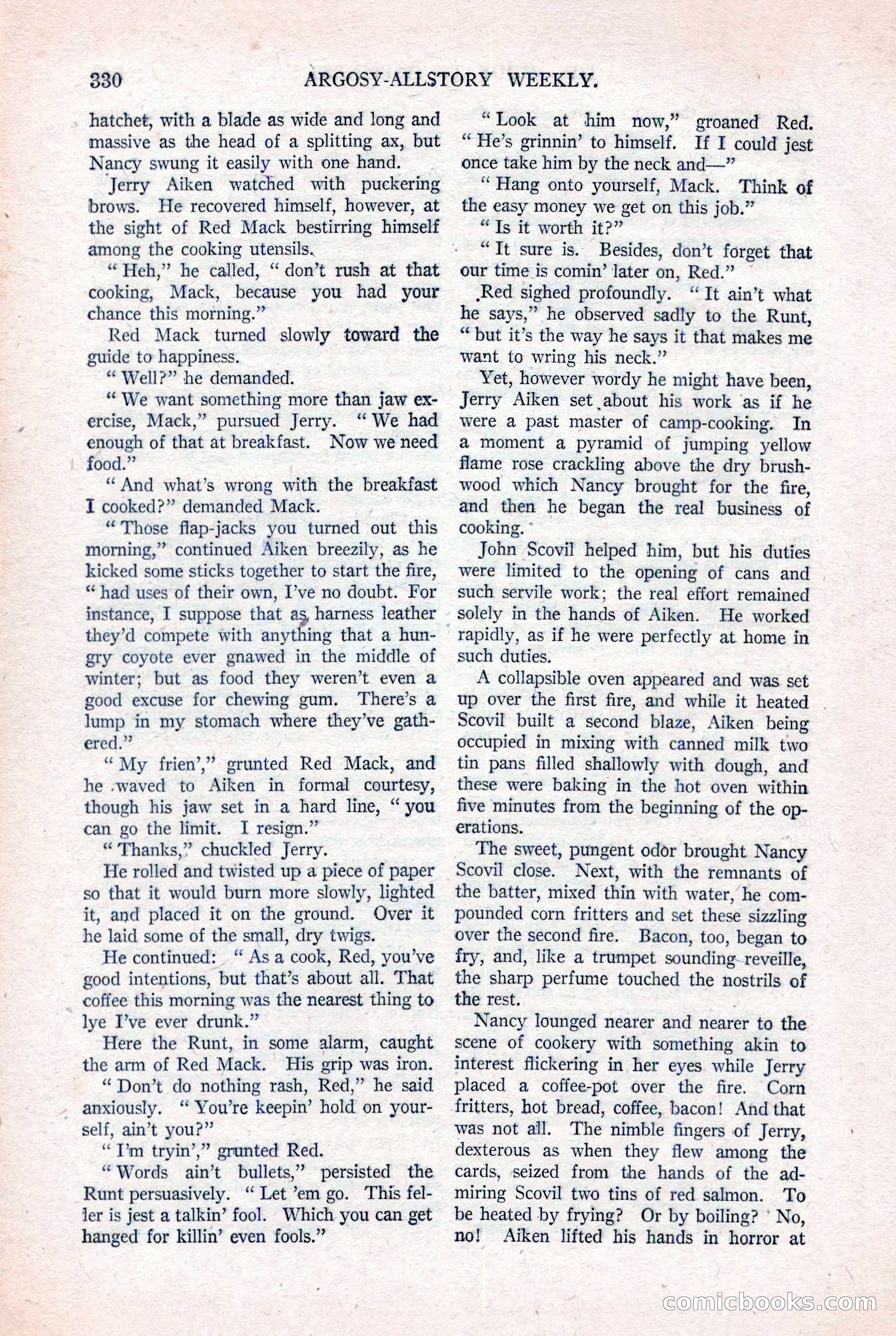 Argosy All-Story Weekly, August 20, 1921 — page 52 of 160