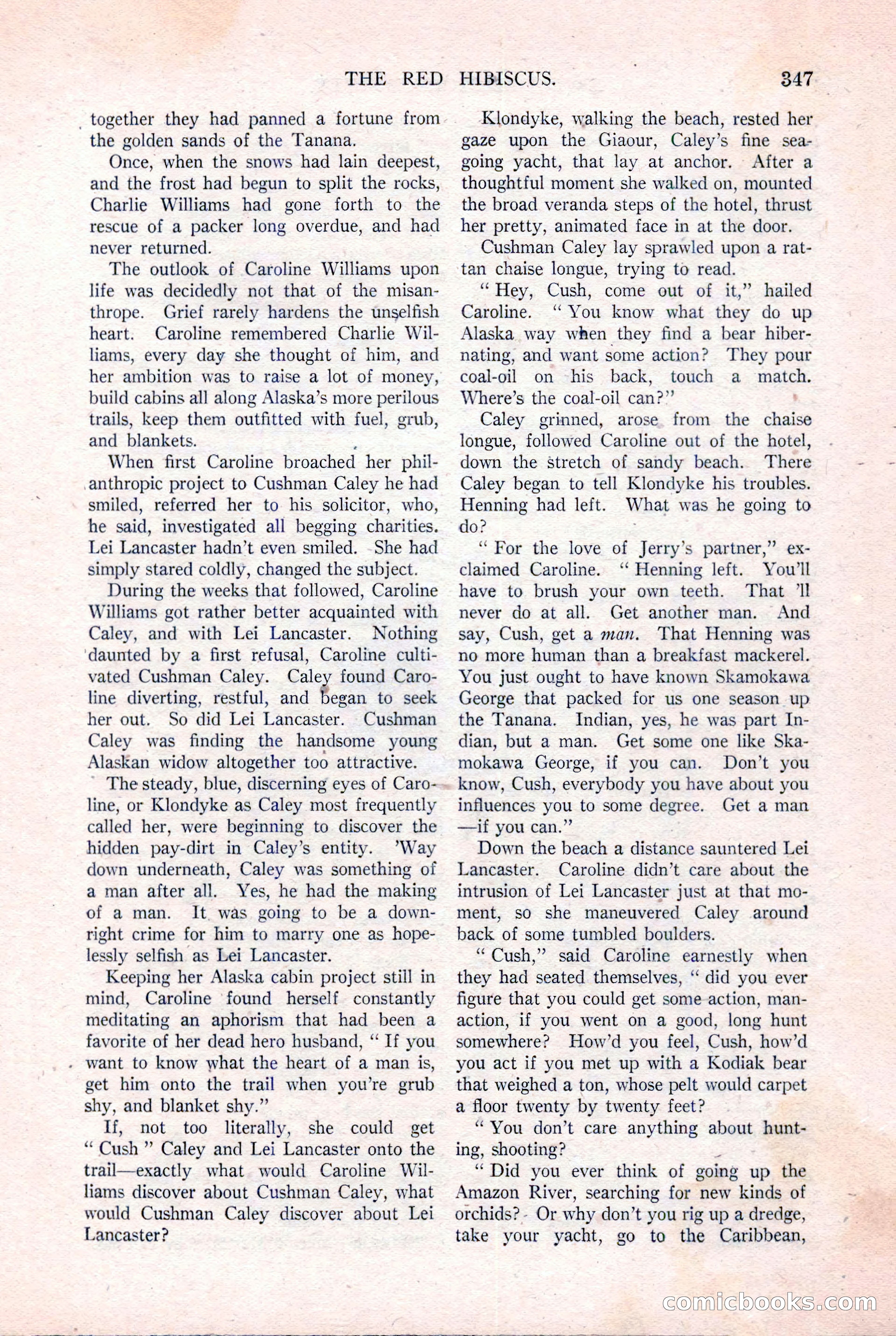 Argosy All-Story Weekly, August 20, 1921 — page 69 of 160