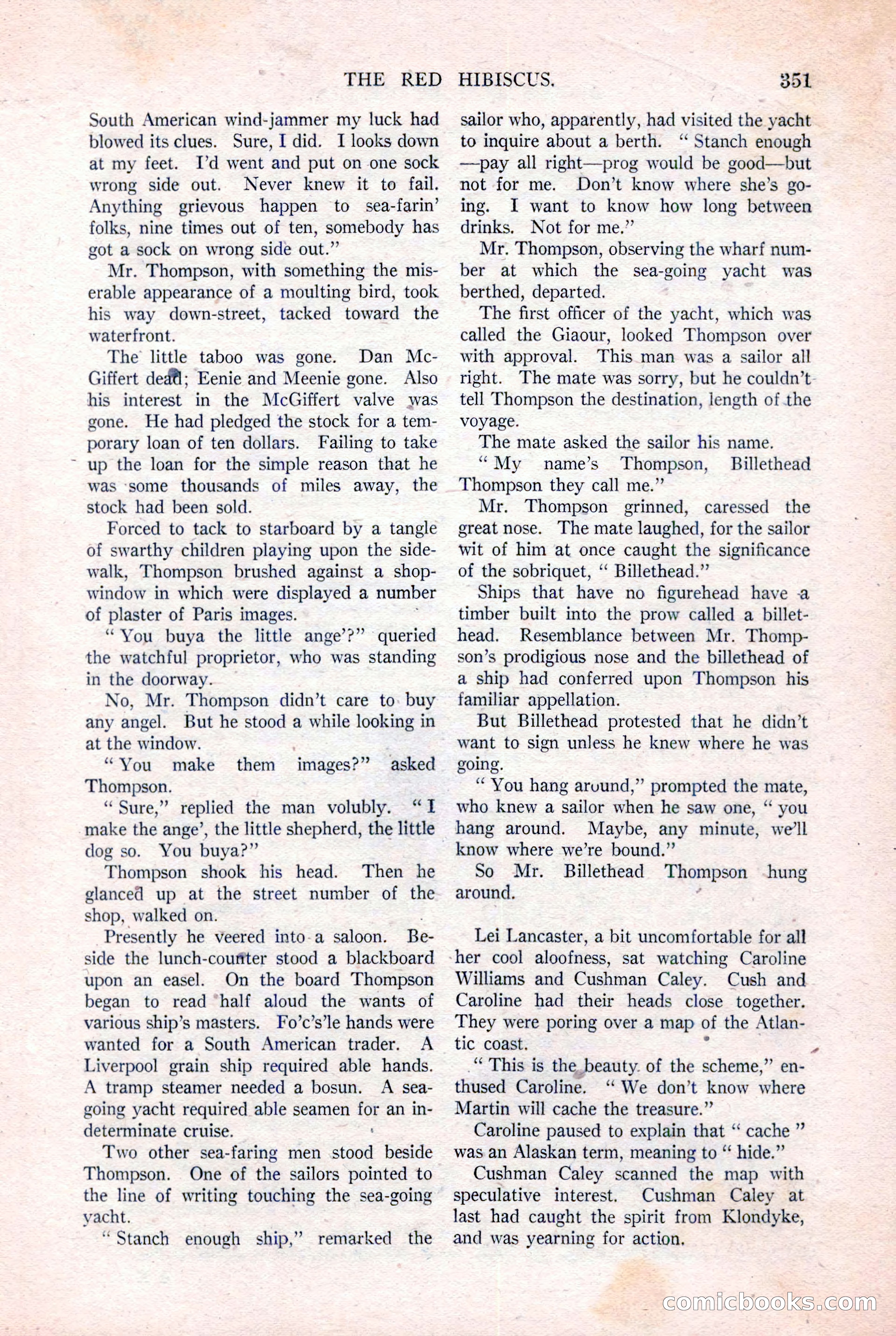Argosy All-Story Weekly, August 20, 1921 — page 73 of 160