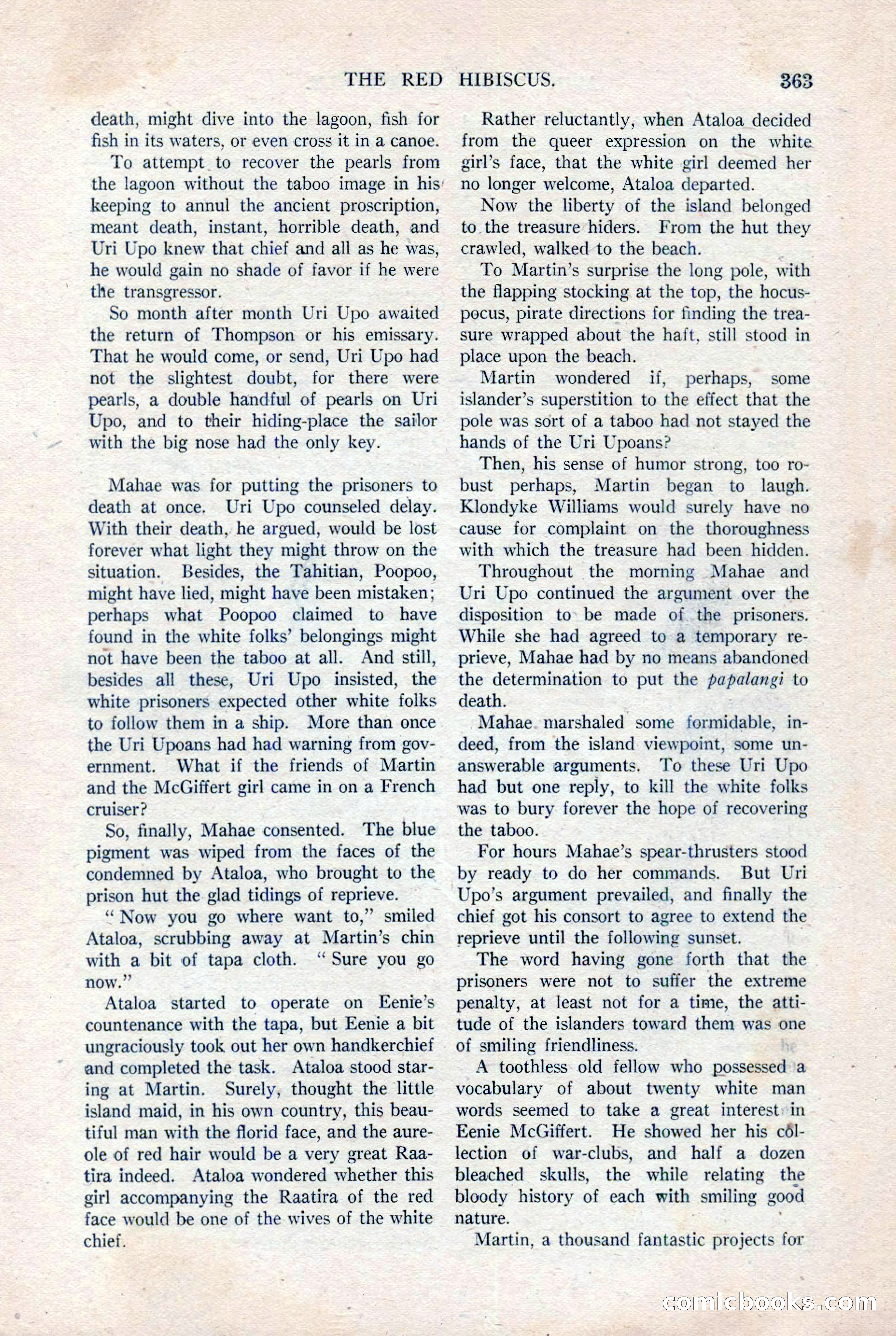 Argosy All-Story Weekly, August 20, 1921 — page 85 of 160