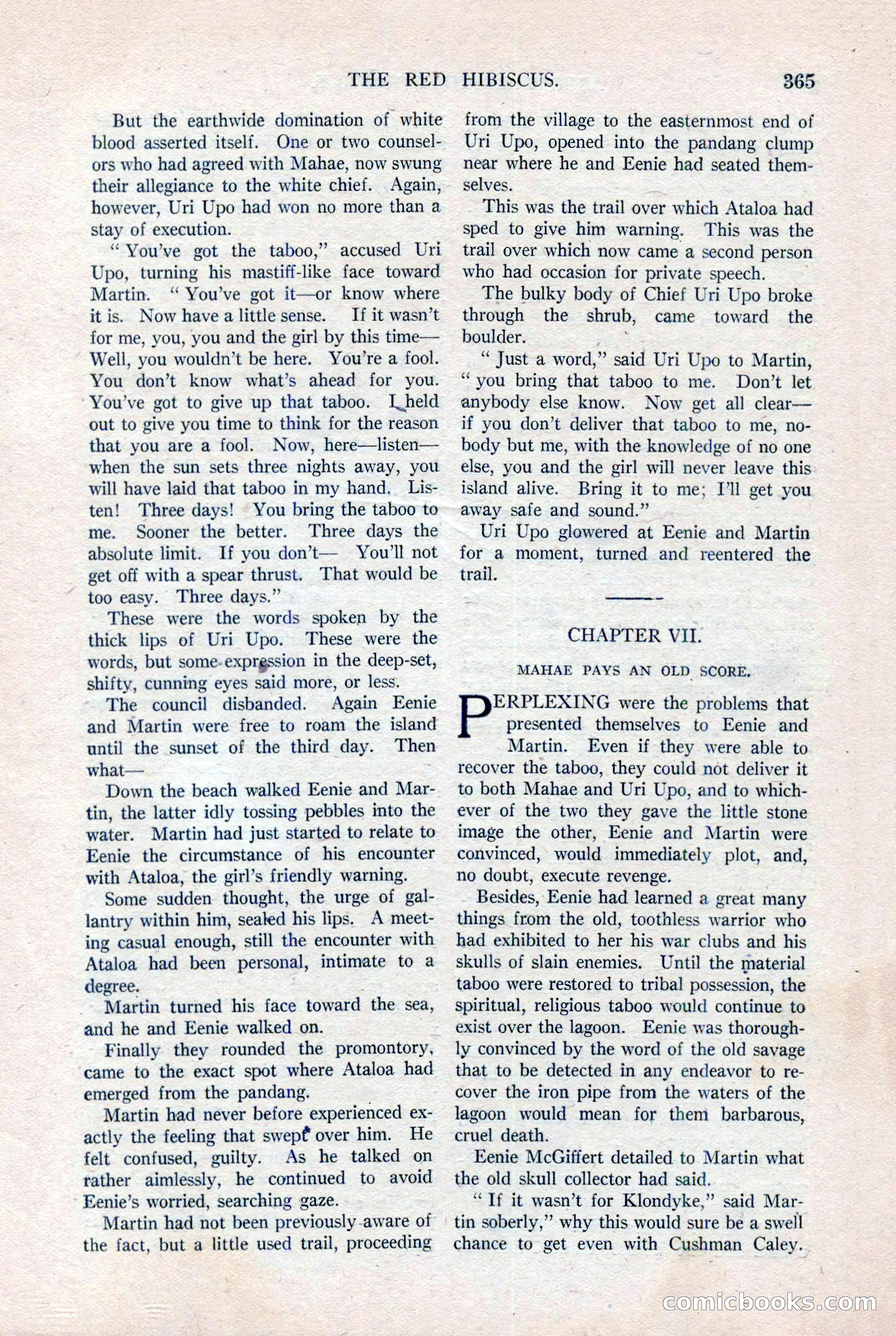 Argosy All-Story Weekly, August 20, 1921 — page 87 of 160