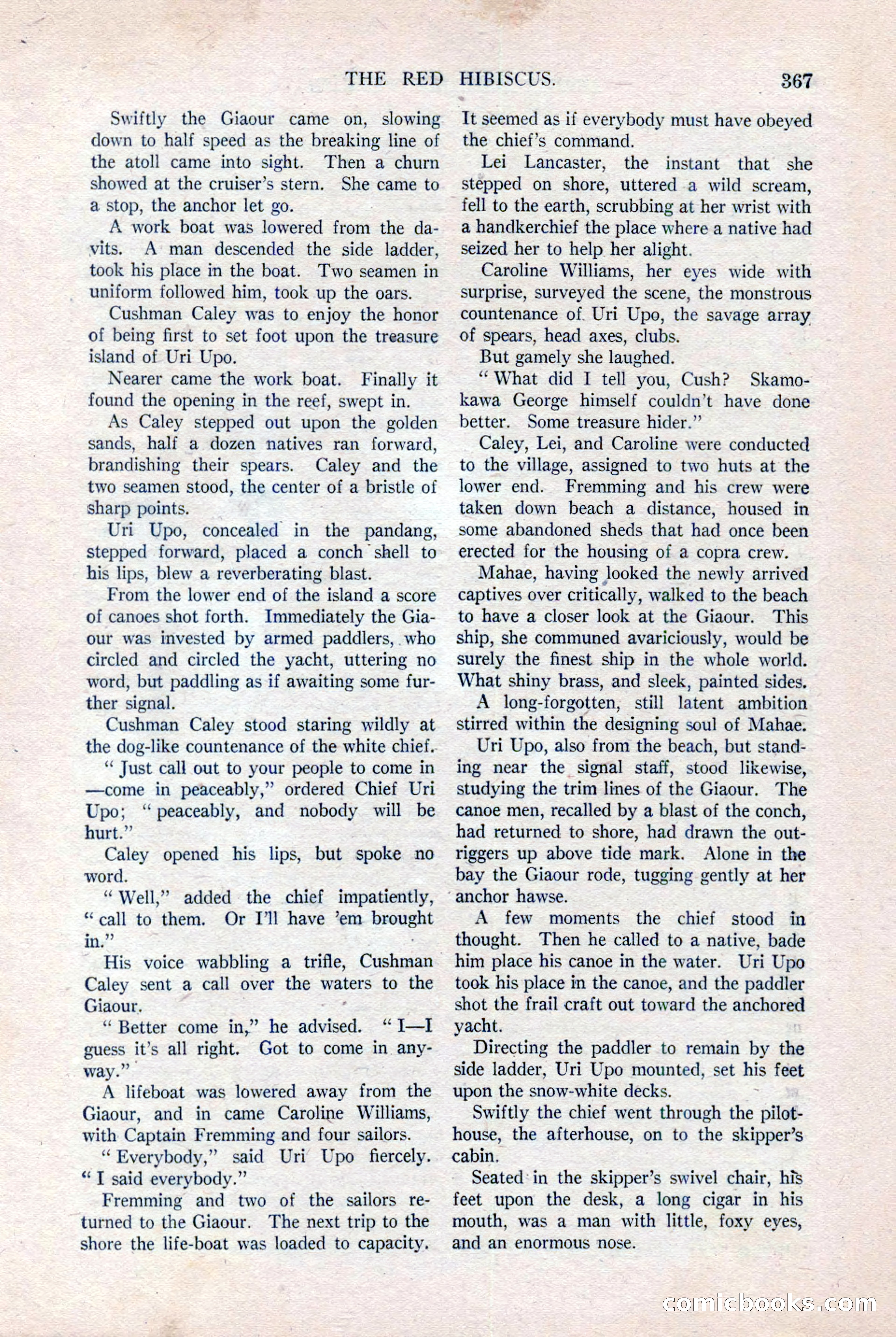 Argosy All-Story Weekly, August 20, 1921 — page 89 of 160