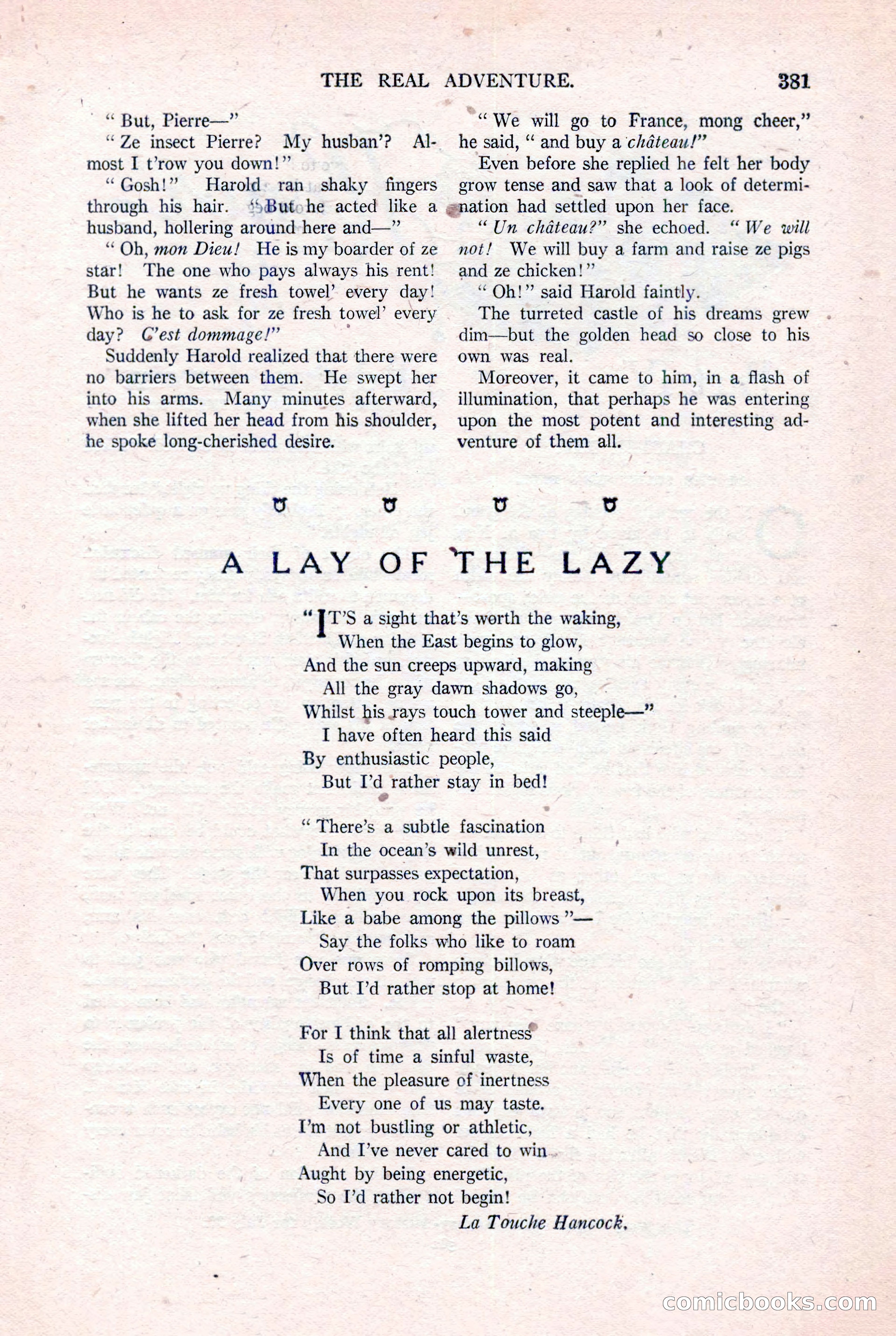 Argosy All-Story Weekly, August 20, 1921 — page 103 of 160