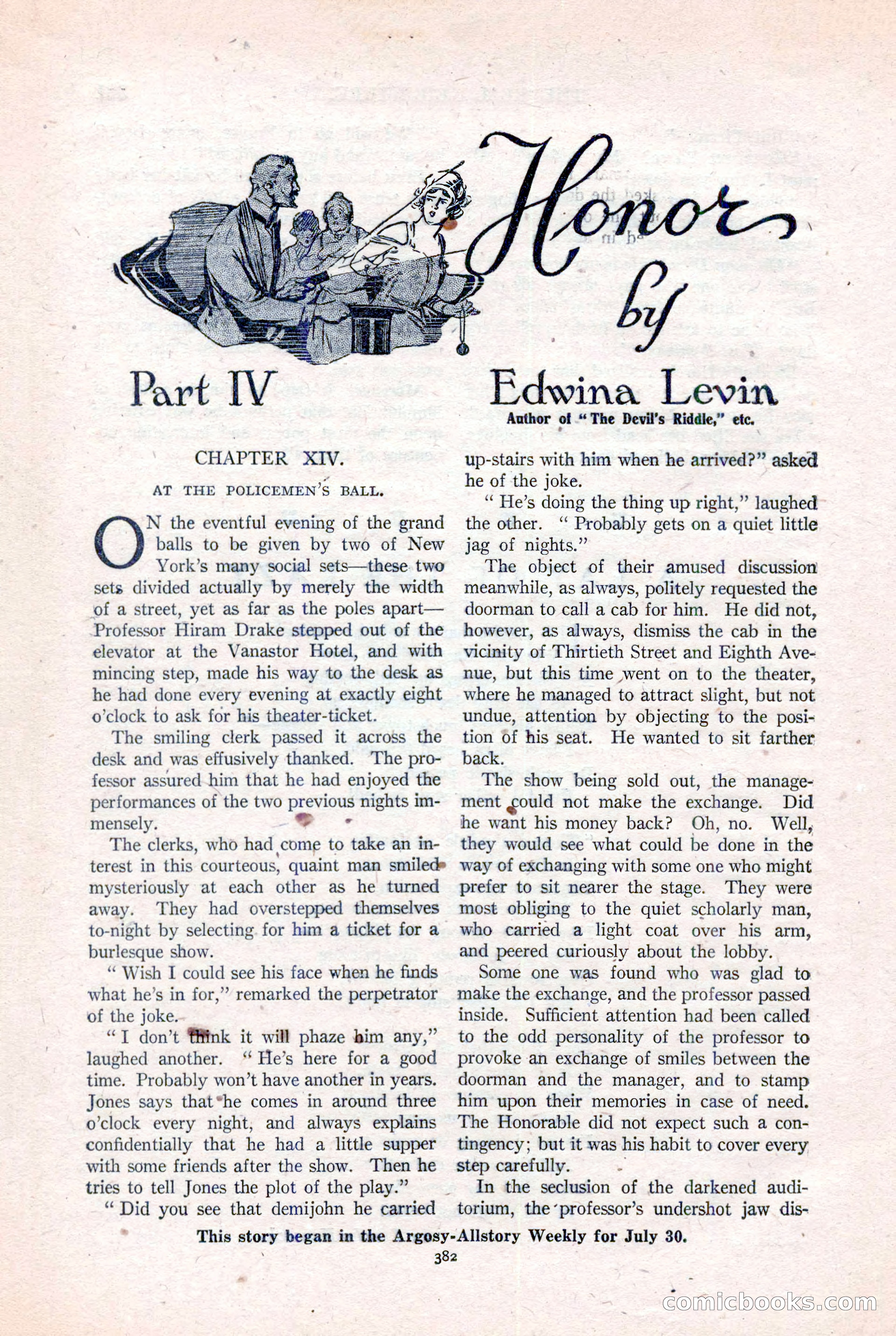Argosy All-Story Weekly, August 20, 1921 — page 104 of 160