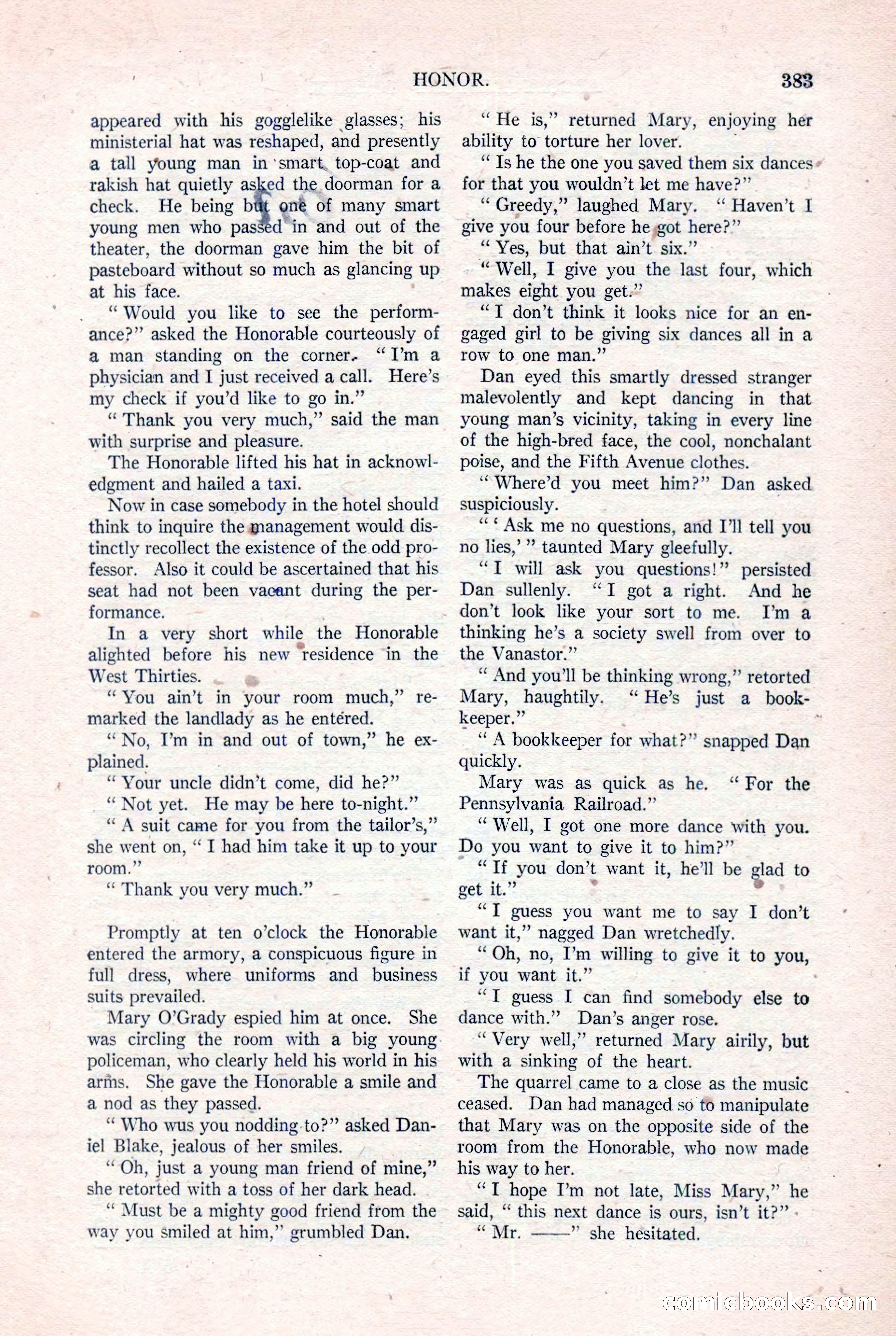 Argosy All-Story Weekly, August 20, 1921 — page 105 of 160