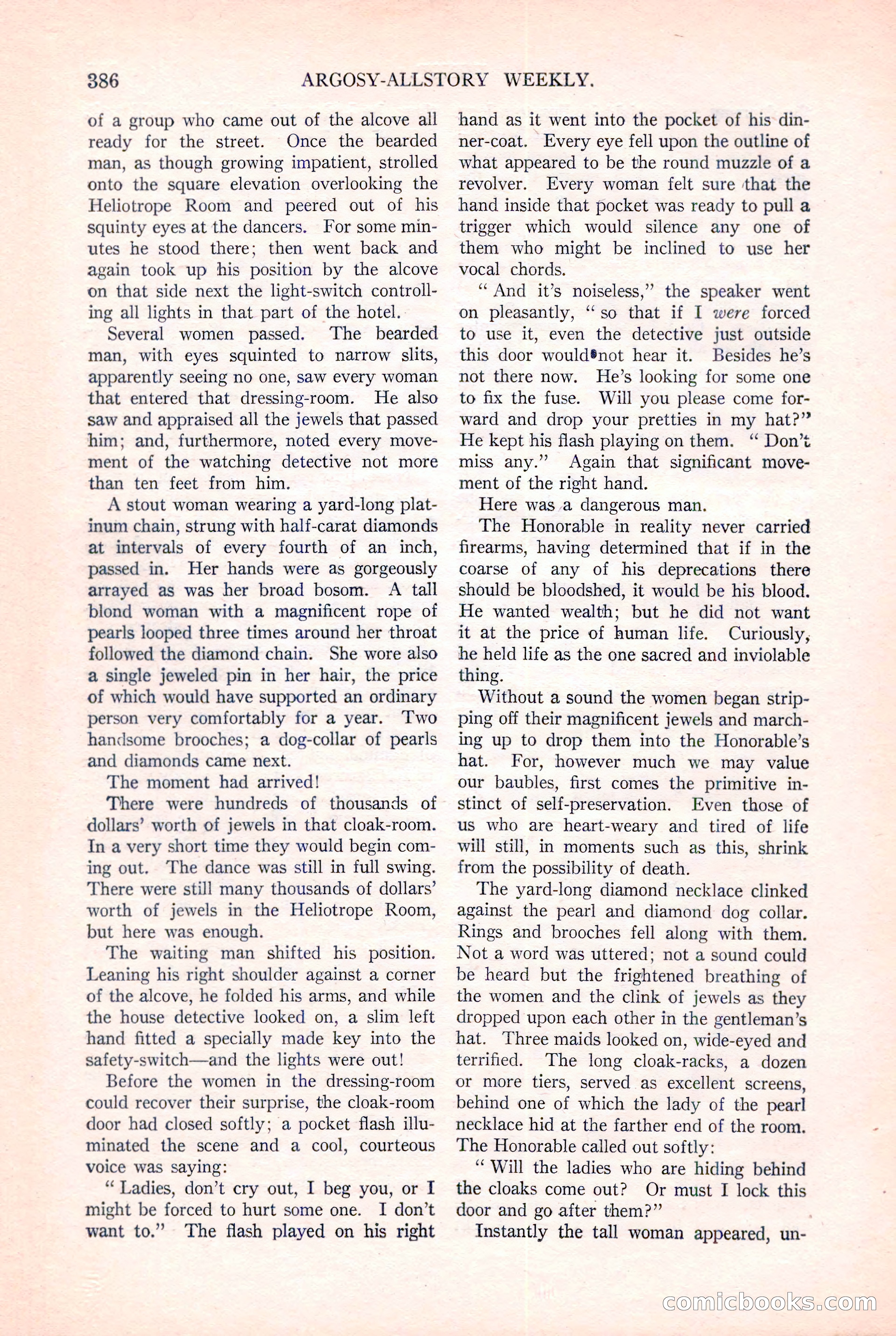 Argosy All-Story Weekly, August 20, 1921 — page 108 of 160