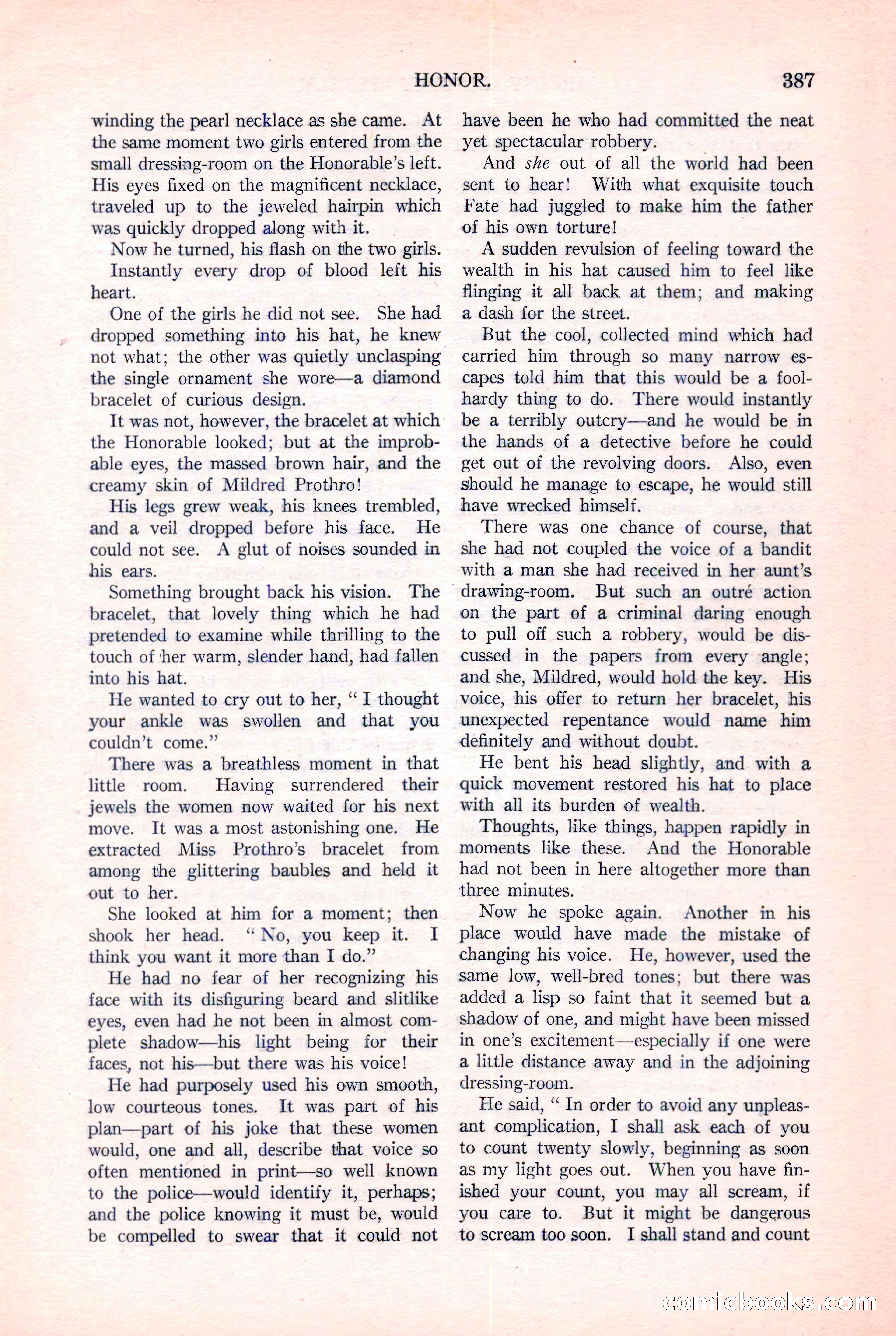Argosy All-Story Weekly, August 20, 1921 — page 109 of 160