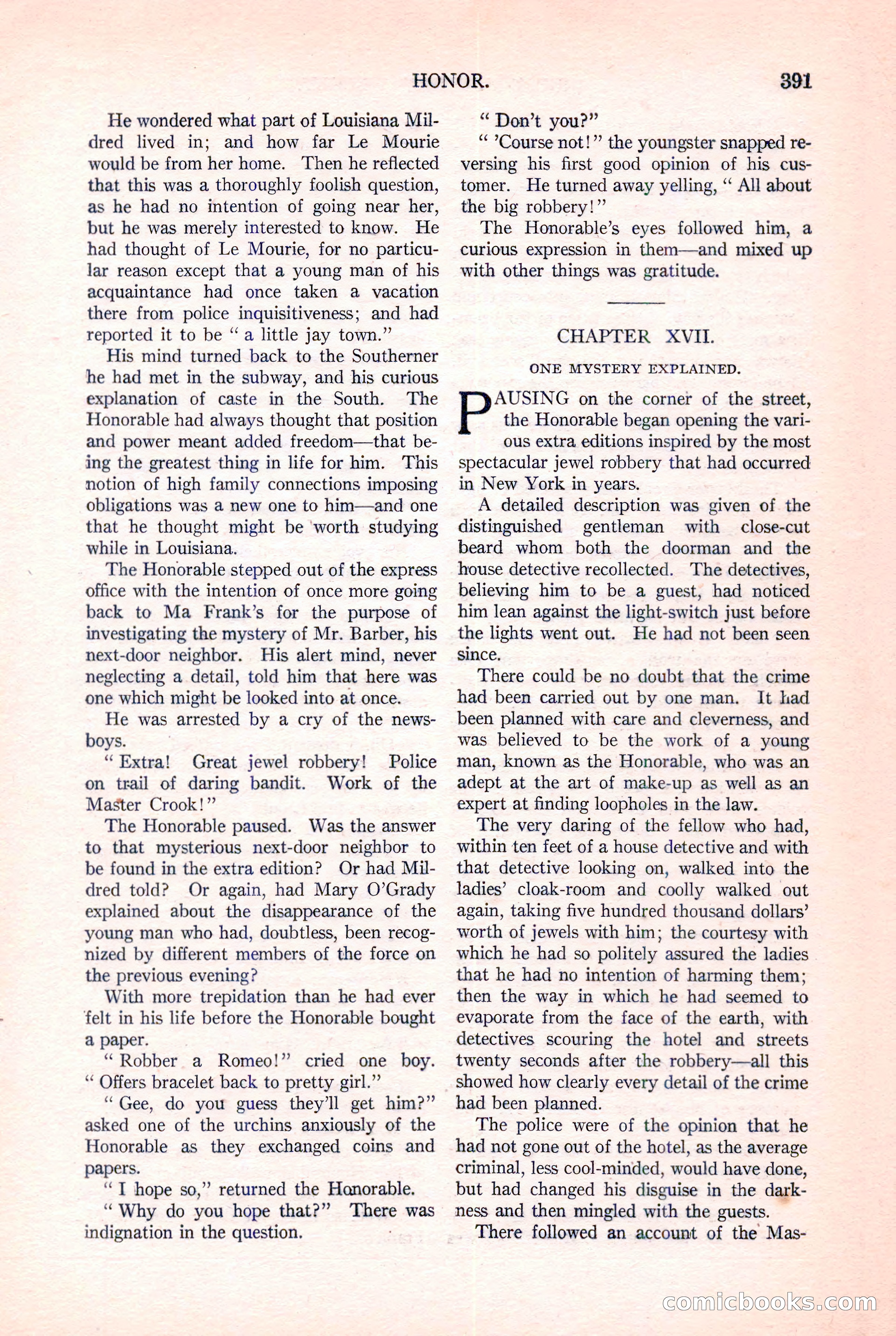 Argosy All-Story Weekly, August 20, 1921 — page 113 of 160