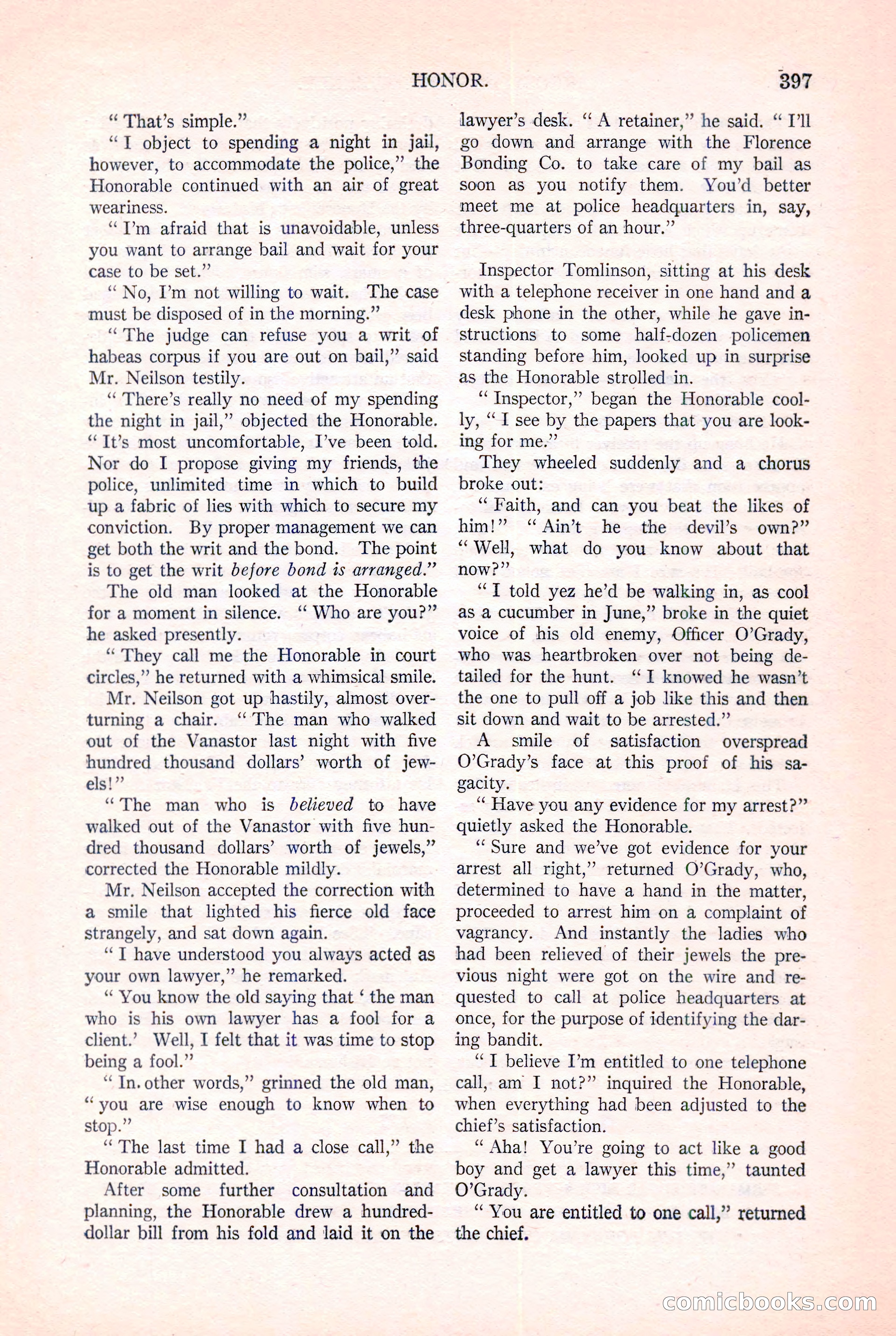 Argosy All-Story Weekly, August 20, 1921 — page 119 of 160