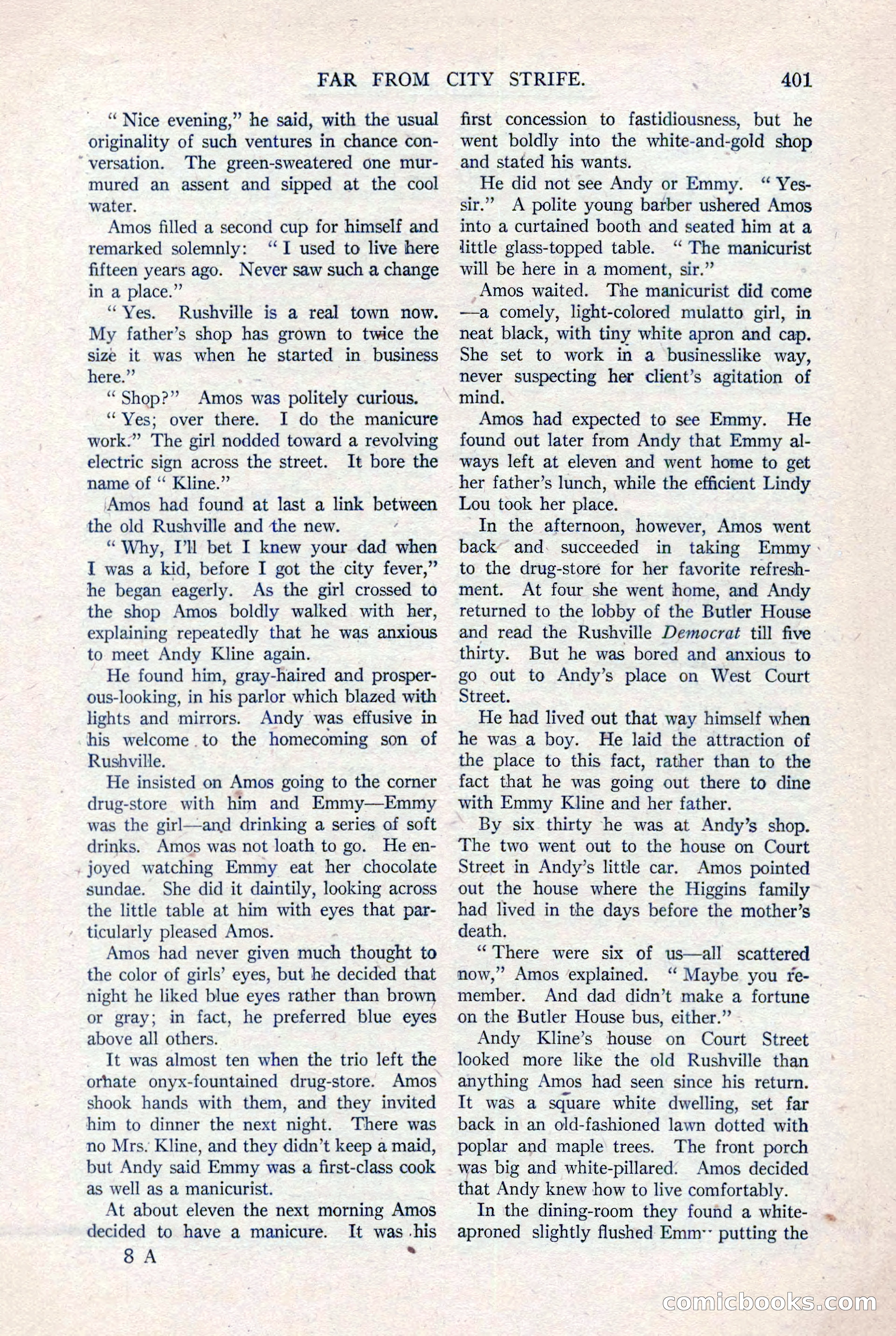 Argosy All-Story Weekly, August 20, 1921 — page 123 of 160