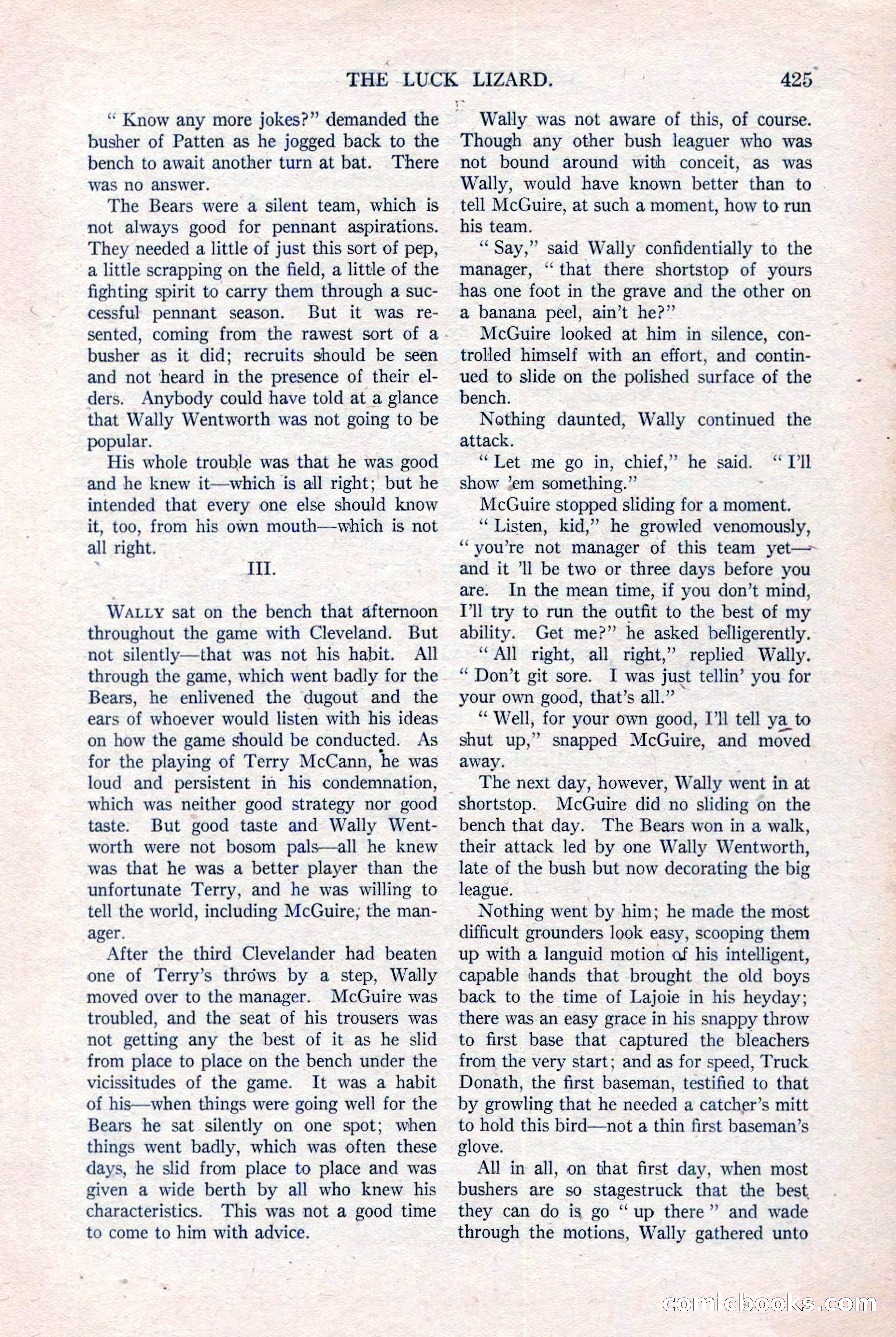 Argosy All-Story Weekly, August 20, 1921 — page 147 of 160