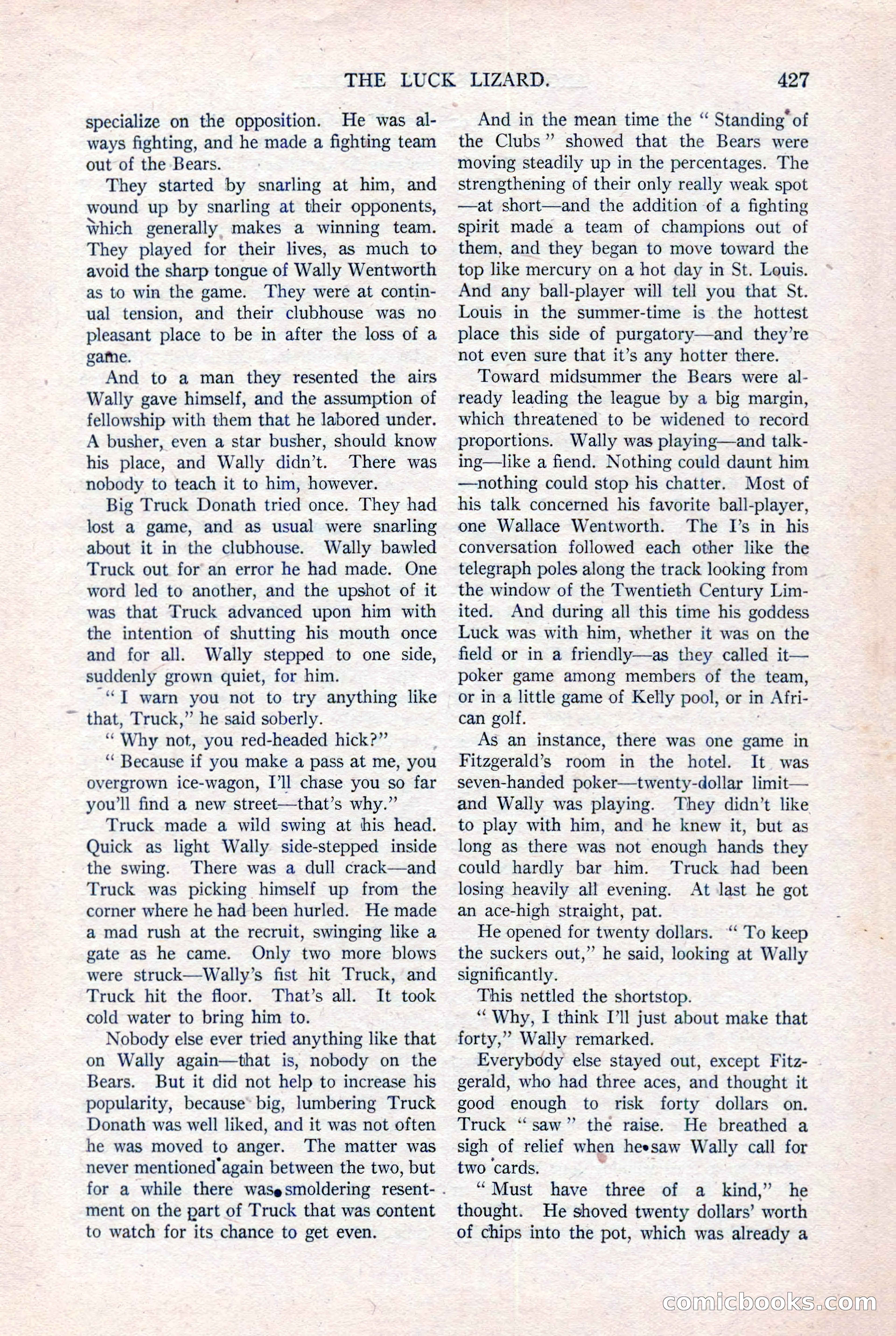 Argosy All-Story Weekly, August 20, 1921 — page 149 of 160